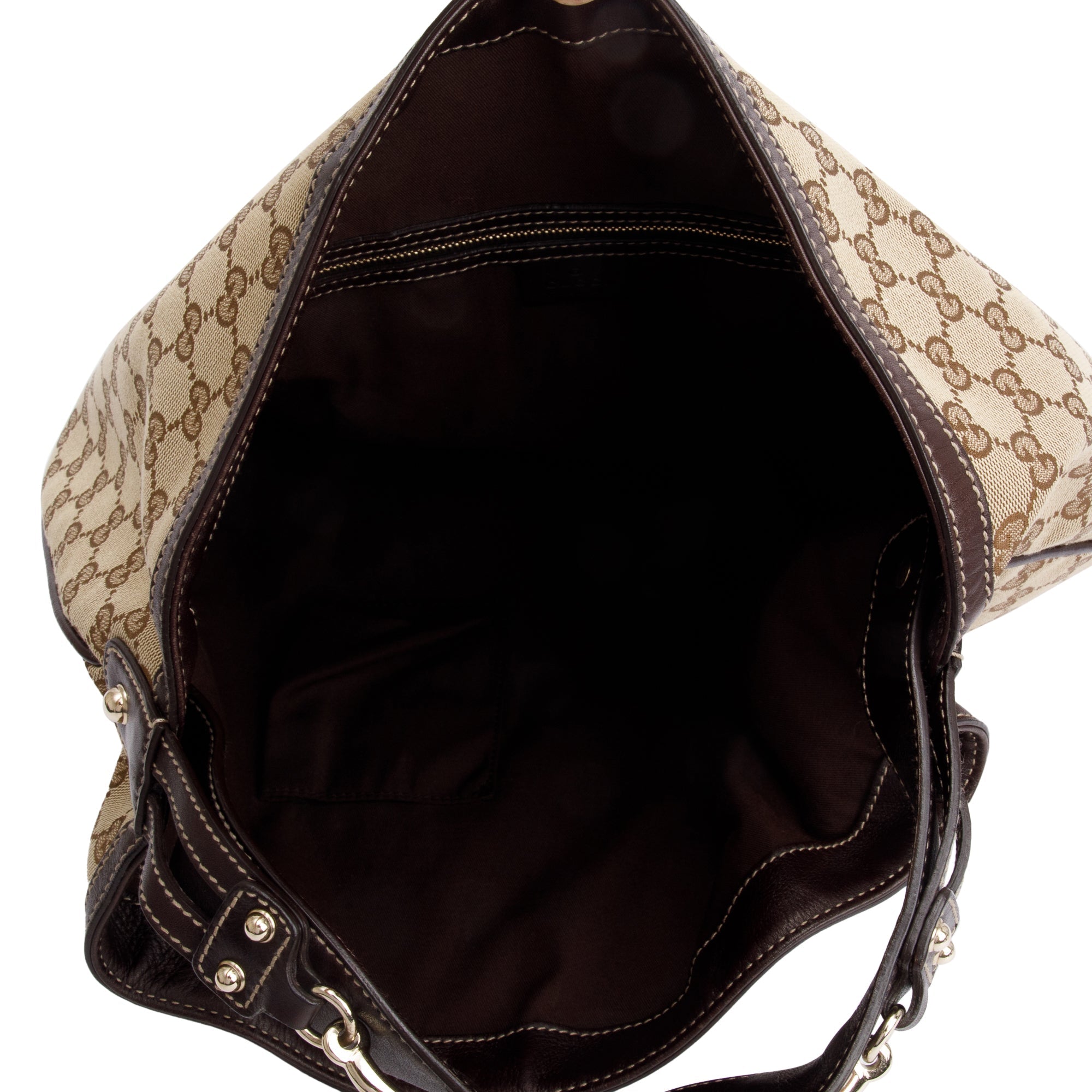 Gucci GG Canvas Large Wave Hobo Bag