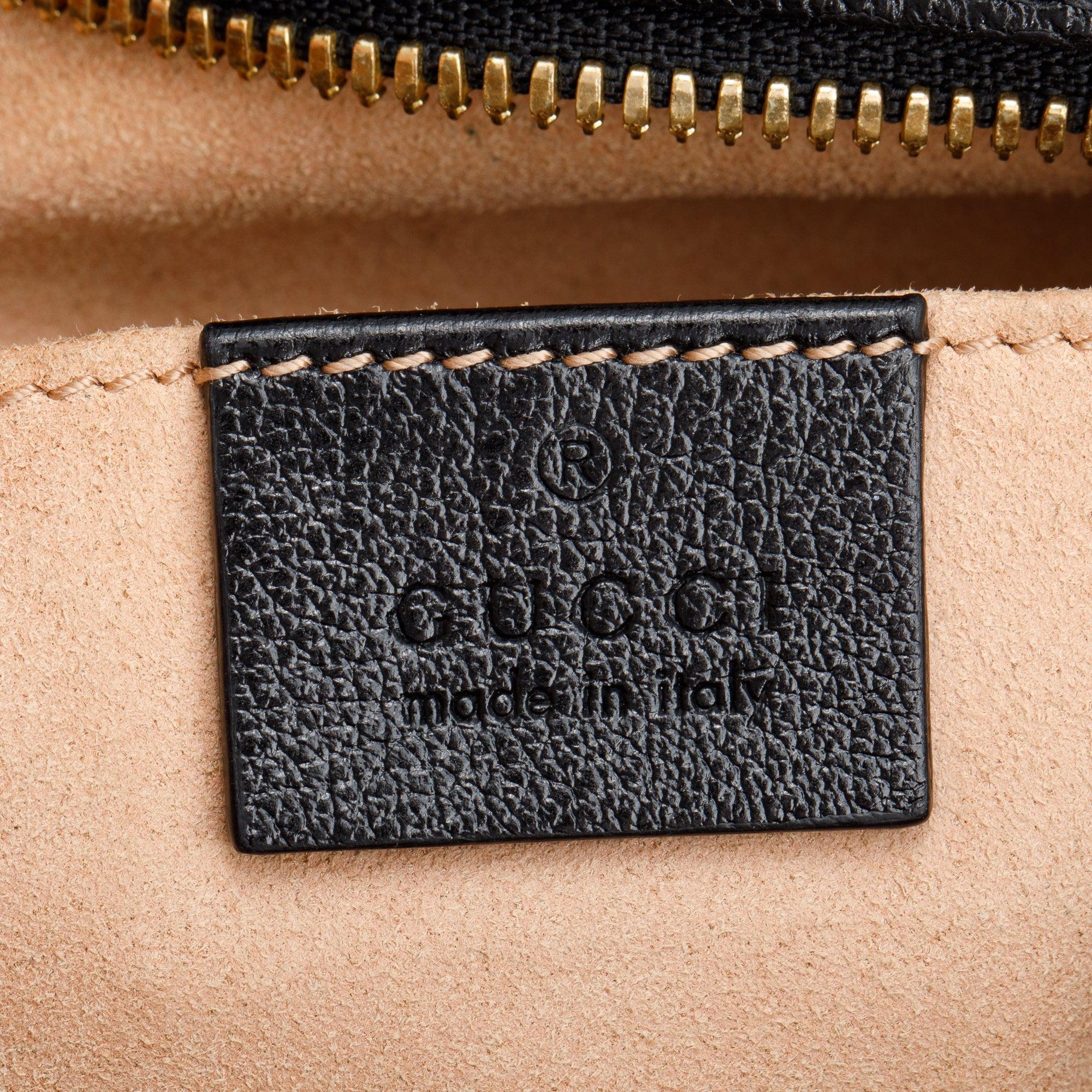 Gucci GG Canvas Marmont Matelasse Small Shoulder Bag