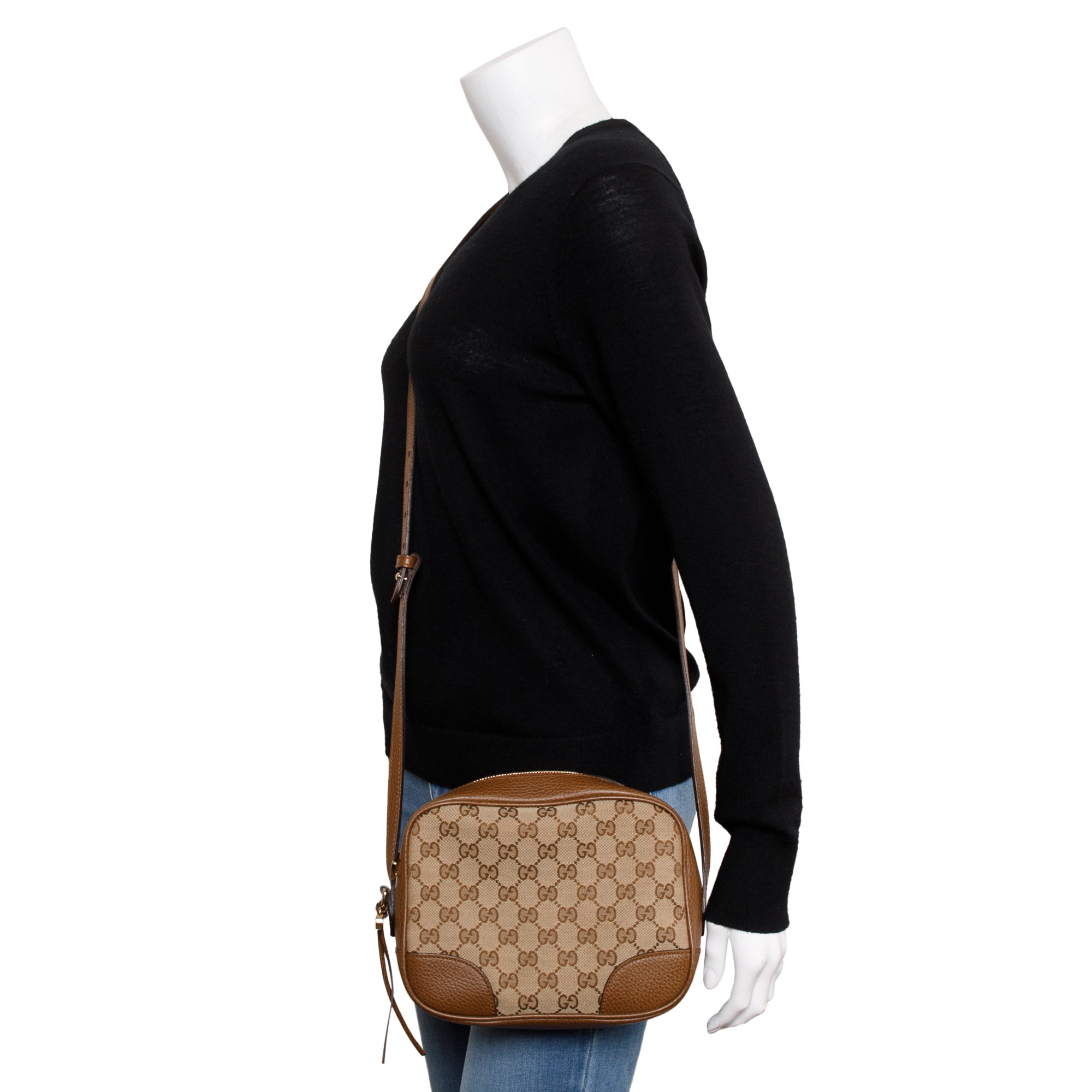 Gucci GG Canvas Mini Bree Crossbody Bag