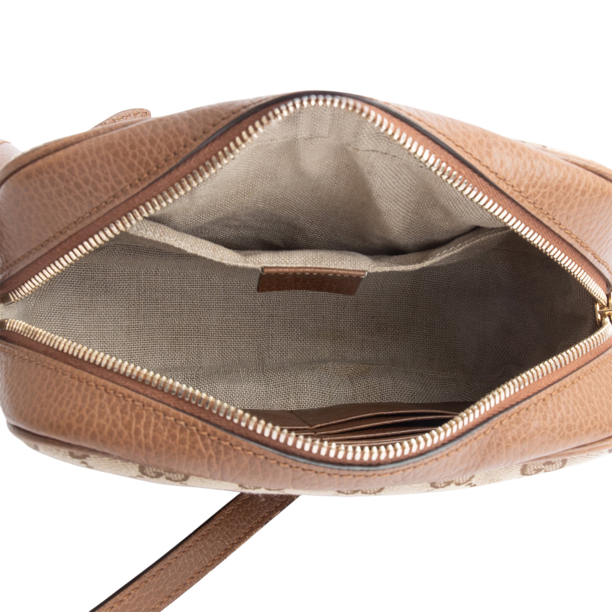 Gucci GG Canvas Mini Bree Crossbody Bag