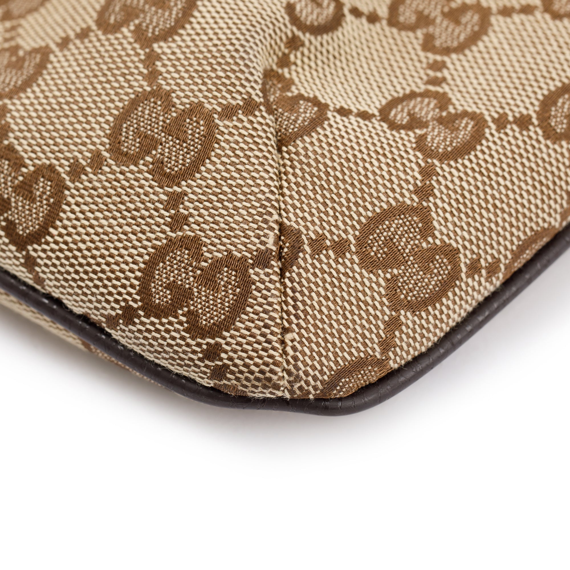 Gucci GG Canvas Small Flat Messenger Crossbody Bag