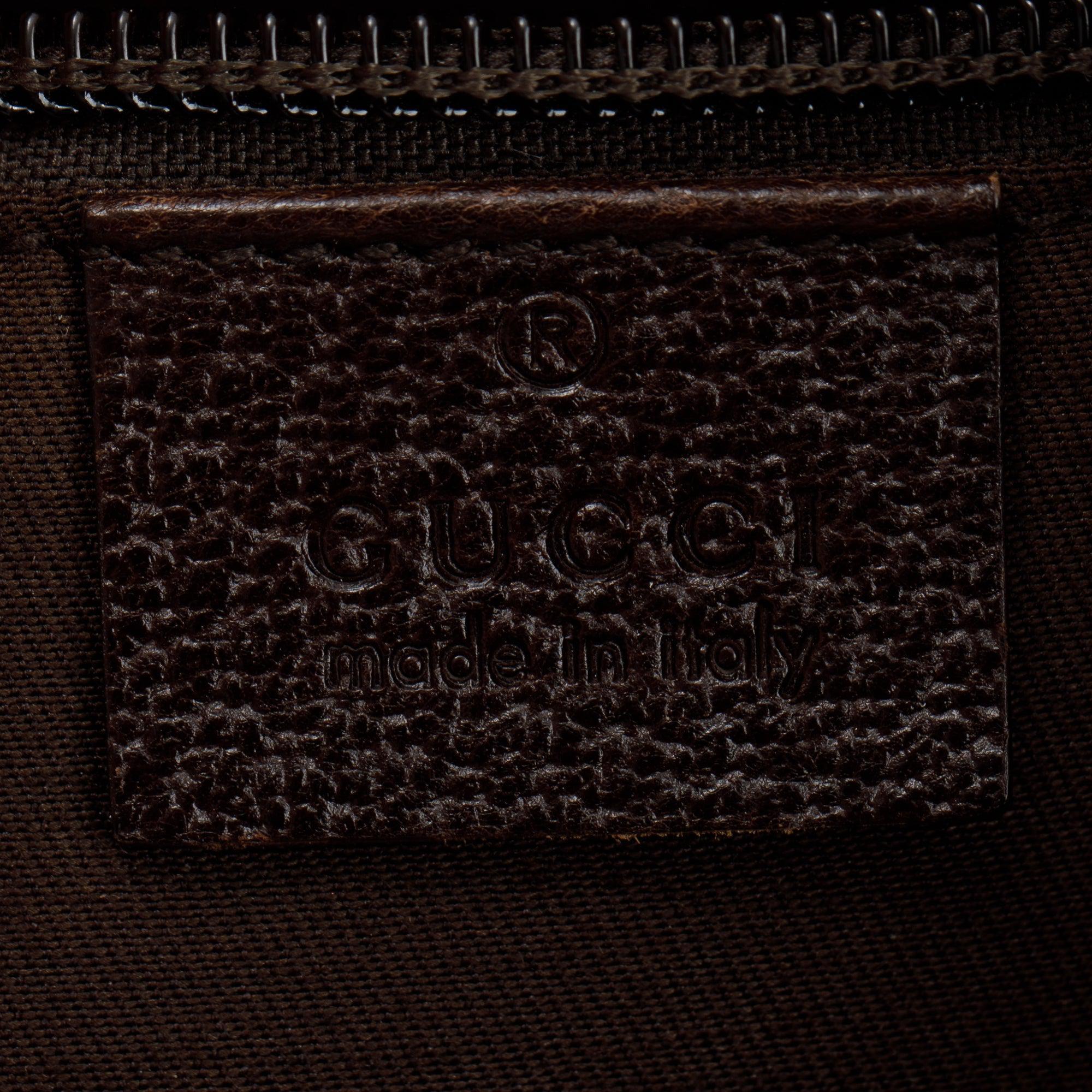 Gucci GG Canvas Small Flat Messenger Crossbody Bag