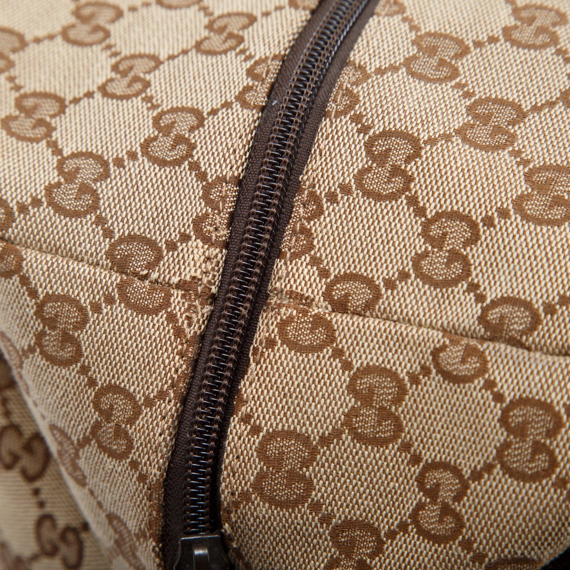 Gucci GG Canvas Web Medium Carry-On Duffle Bag