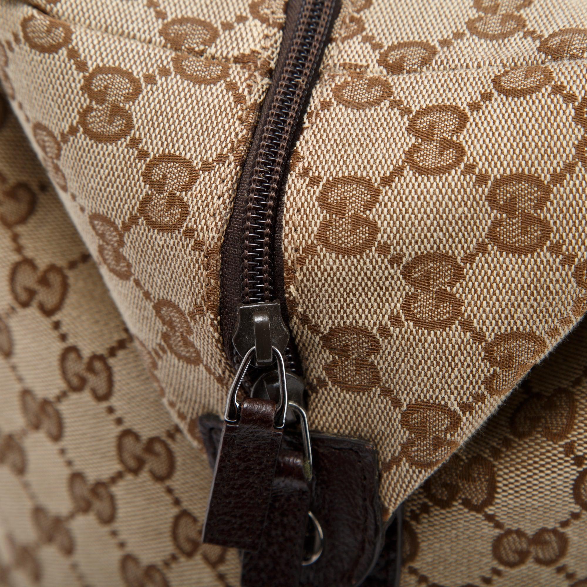 Gucci GG Canvas Web Medium Carry-On Duffle Bag