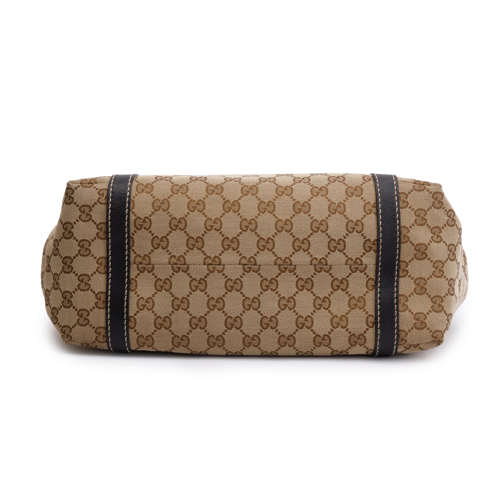 Gucci GG Canvas Web Medium New Ladies Shoulder Bag