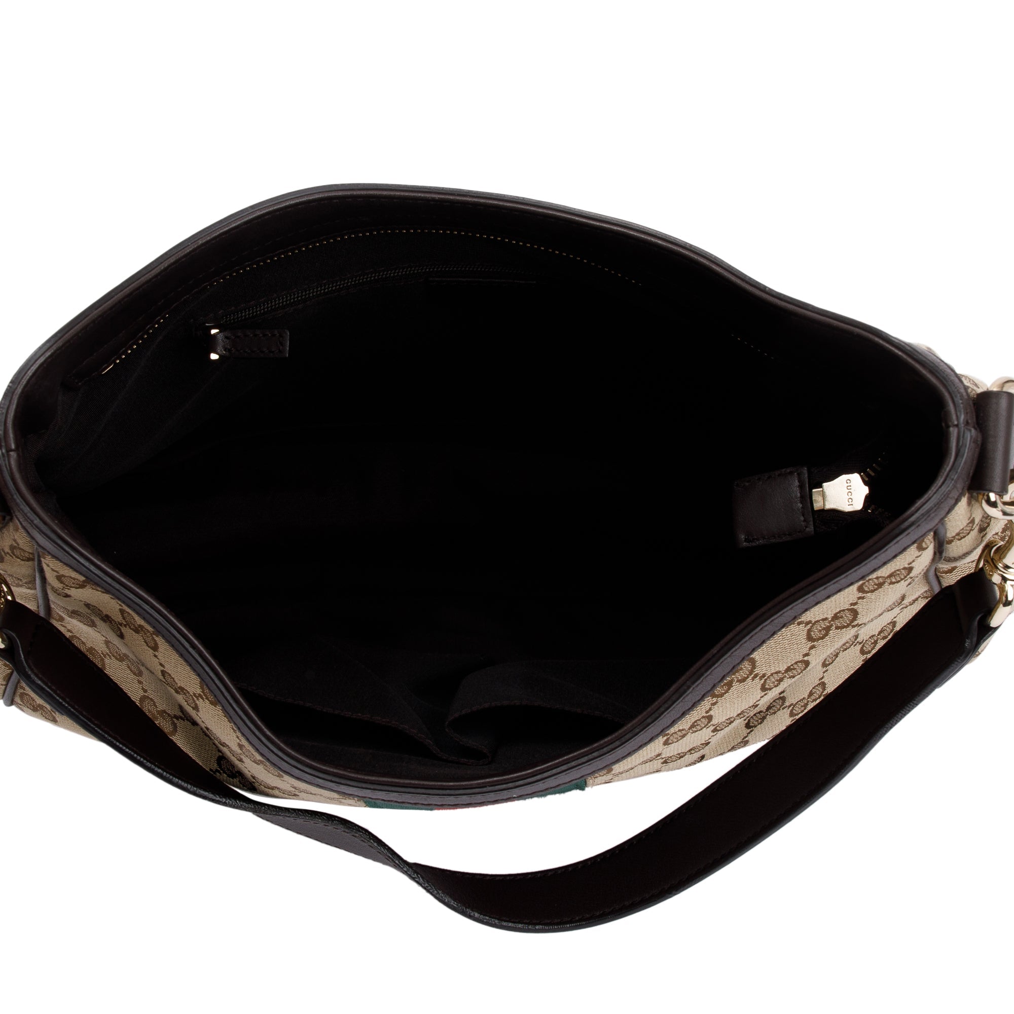 Gucci GG Canvas Web Sherry Shoulder Bag