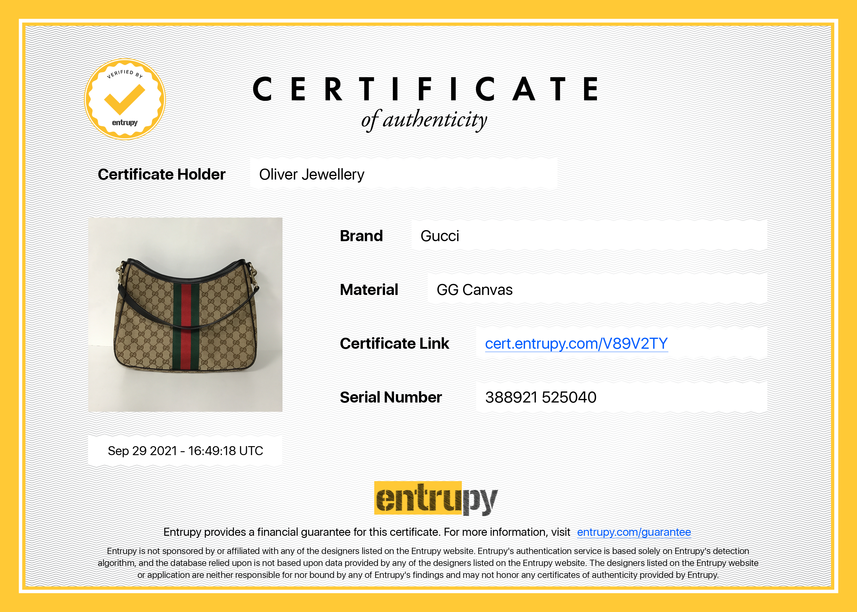 Gucci GG Canvas Web Shoulder Bag