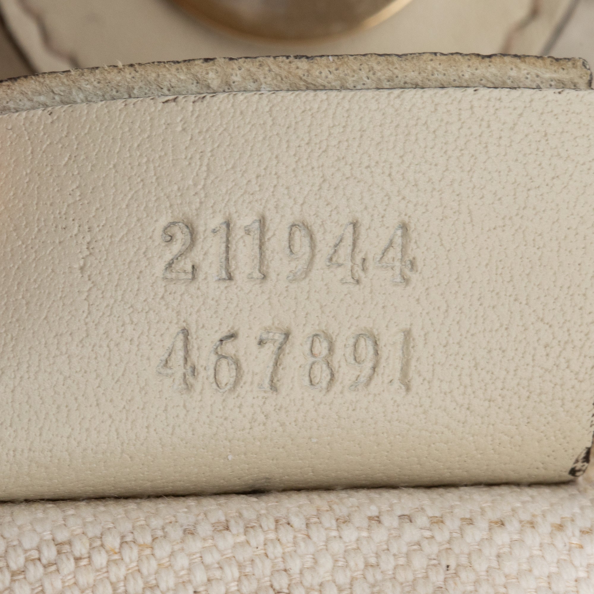 Gucci GG Canvas White Leather Trim Medium Sukey Tote