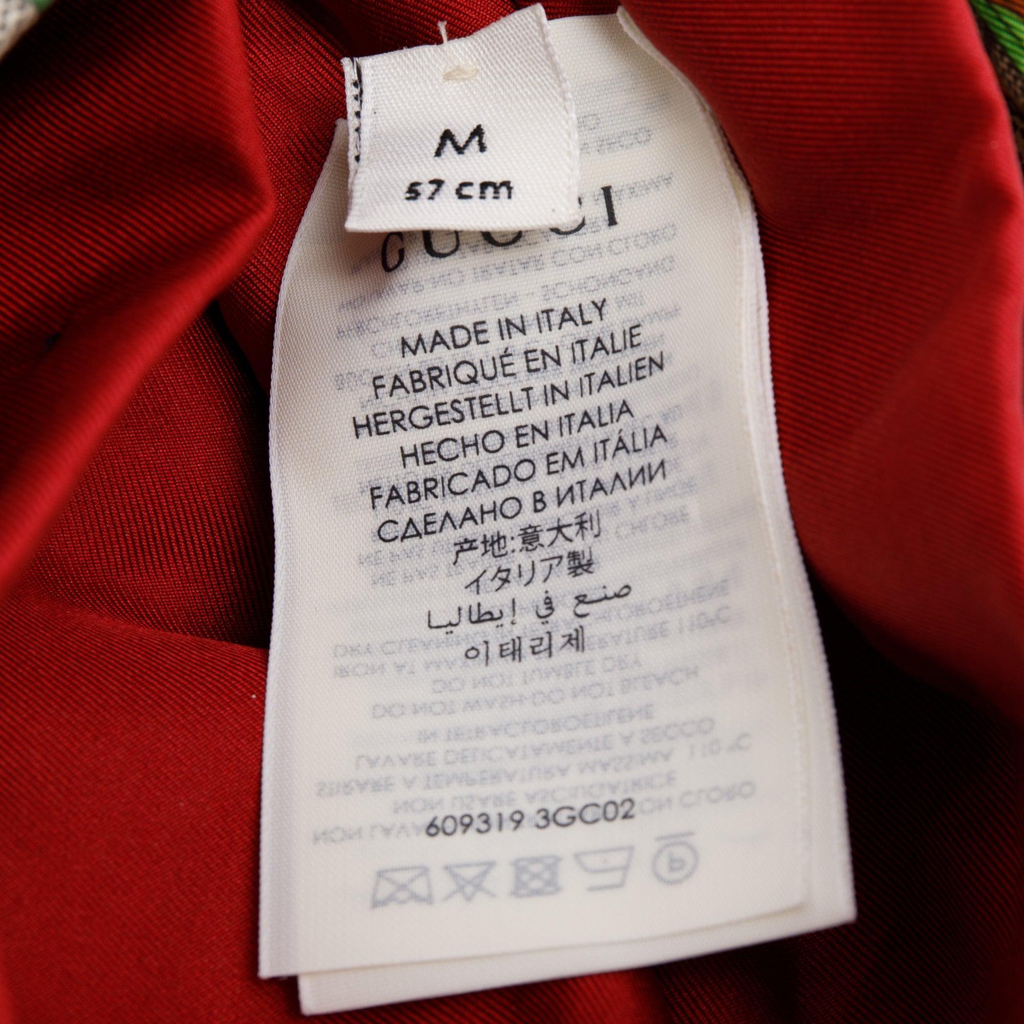 Gucci GG Flora Print Silk Headband