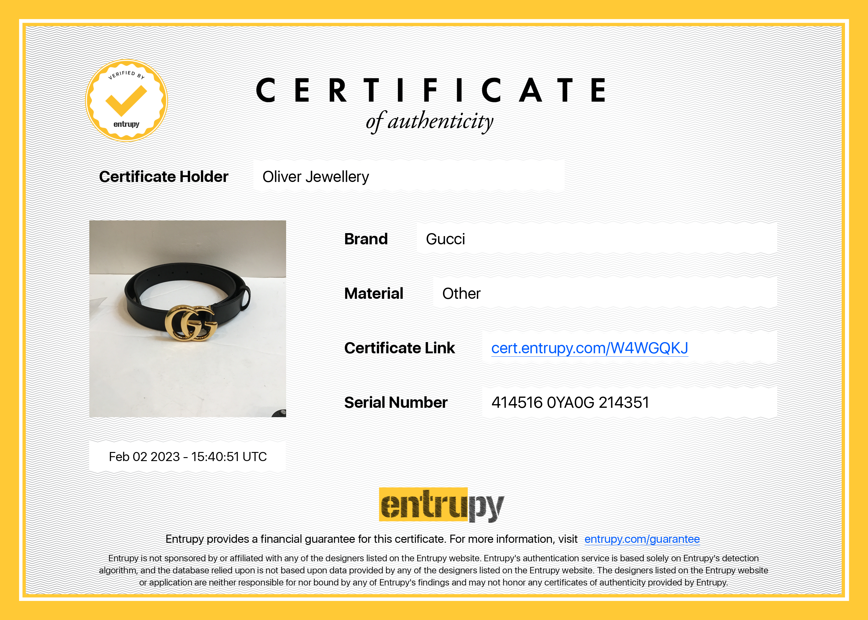 Gucci GG Marmont Black Leather Belt with Shiny Double G Buckle