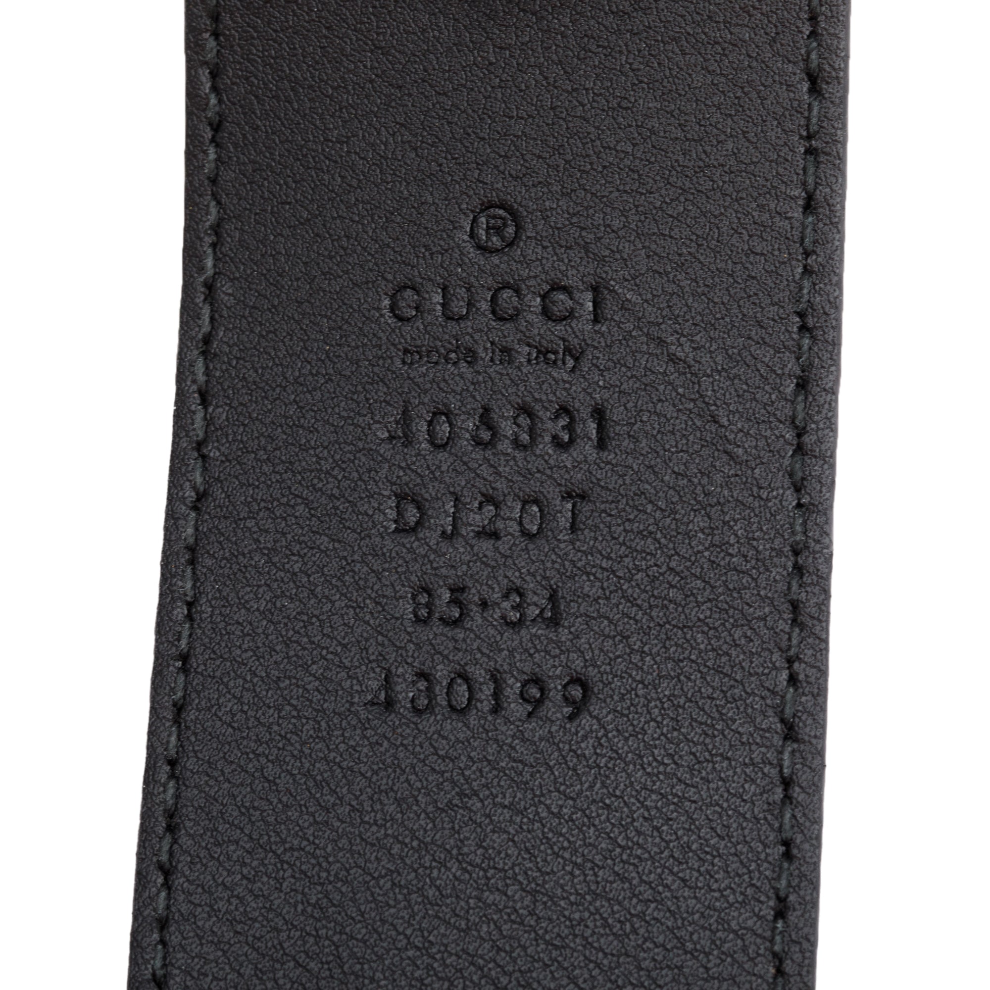 Gucci GG Marmont Black Wide Leather Belt 85 34