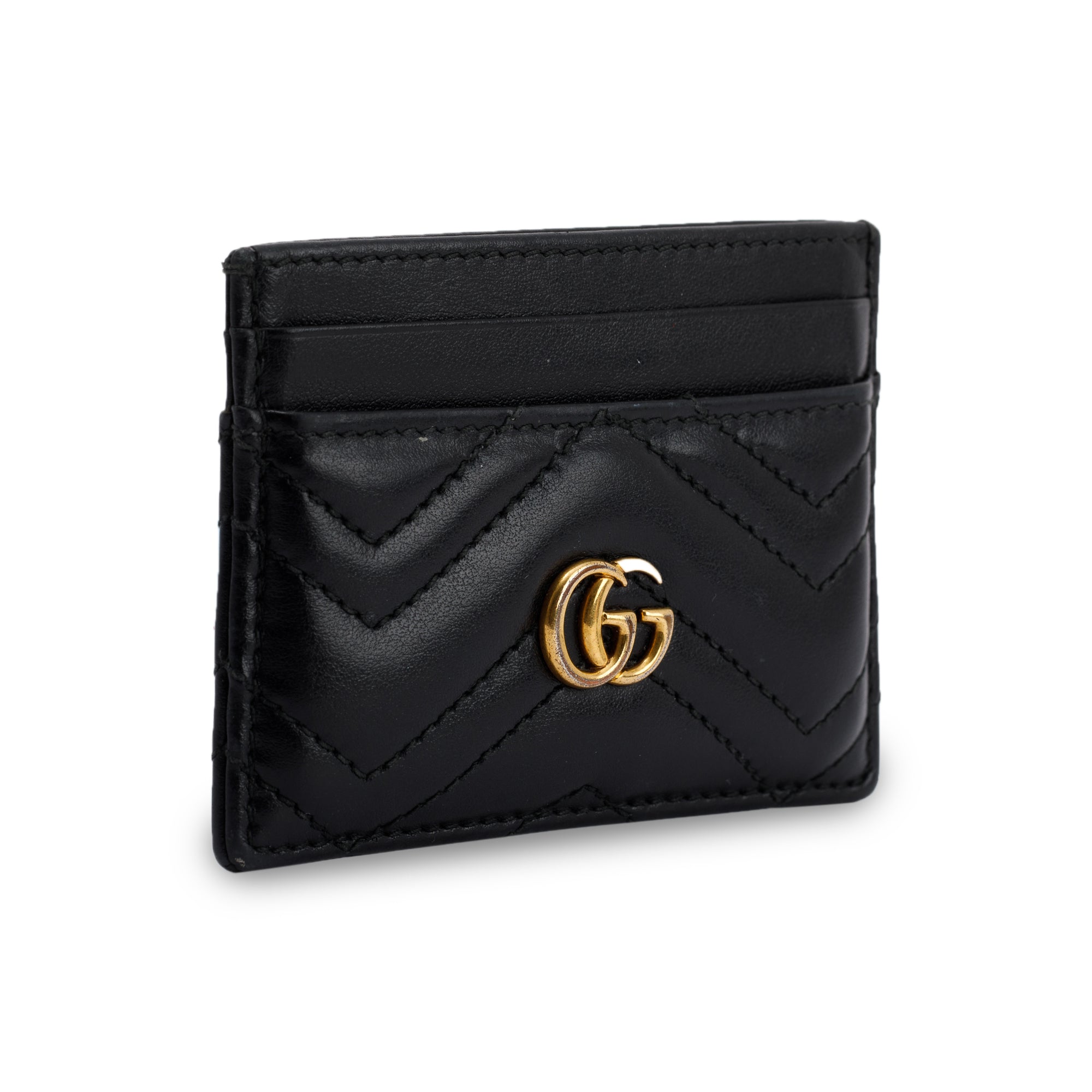 Gucci GG Marmont Card Holder w/ Box