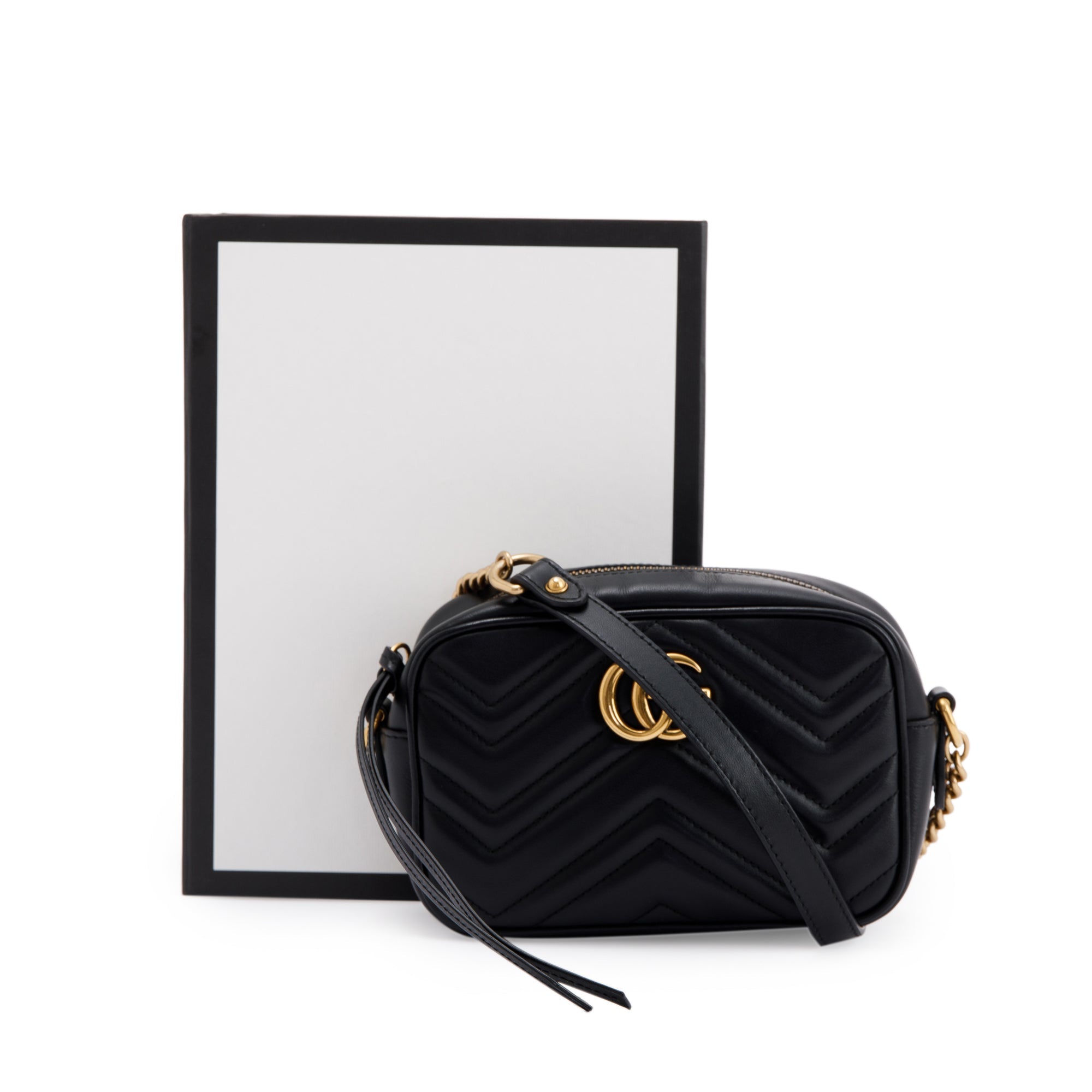 Gucci GG Marmont Matelasse Mini Bag w/ Box