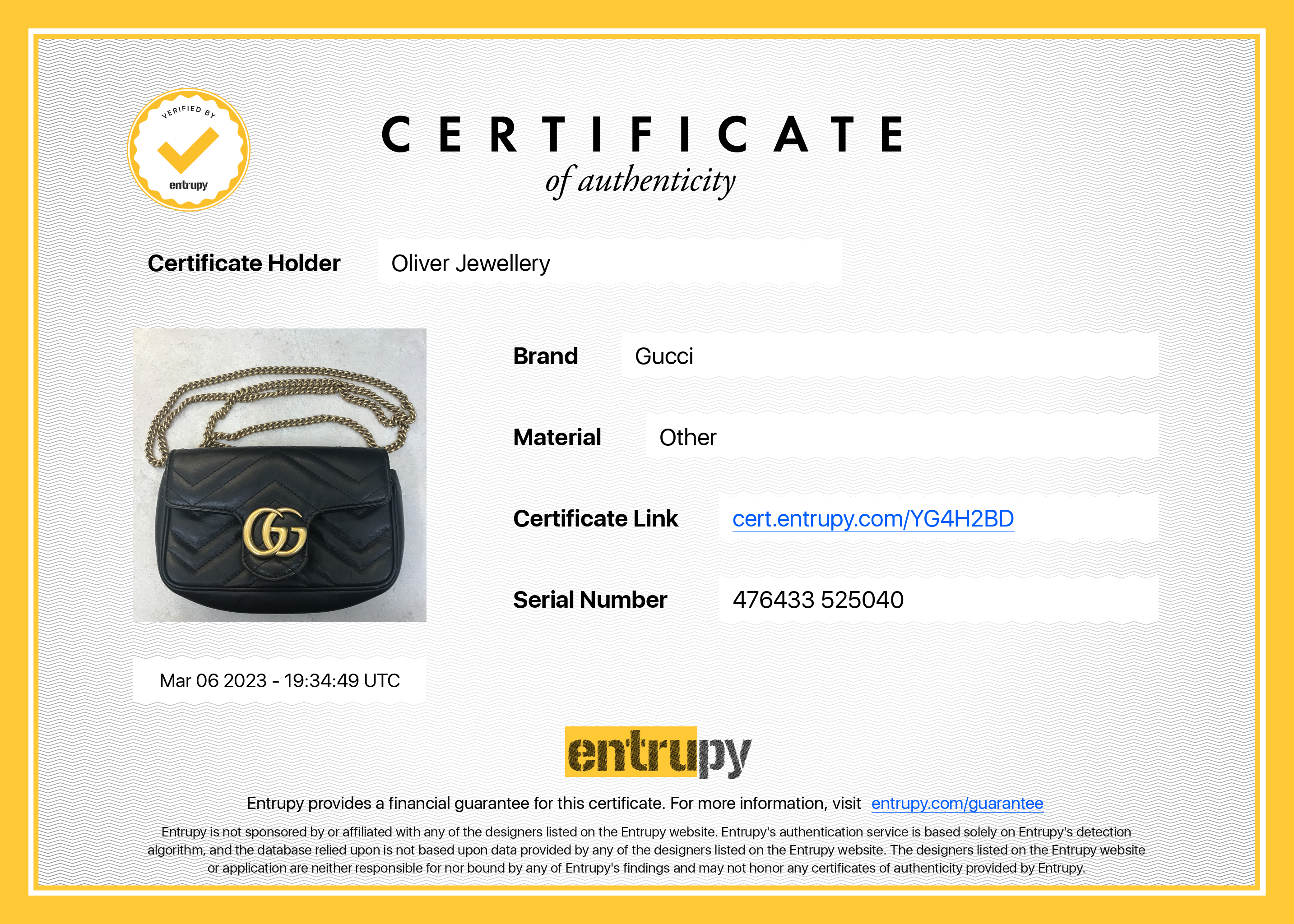 Gucci GG Marmont Matelasse Super Mini Bag