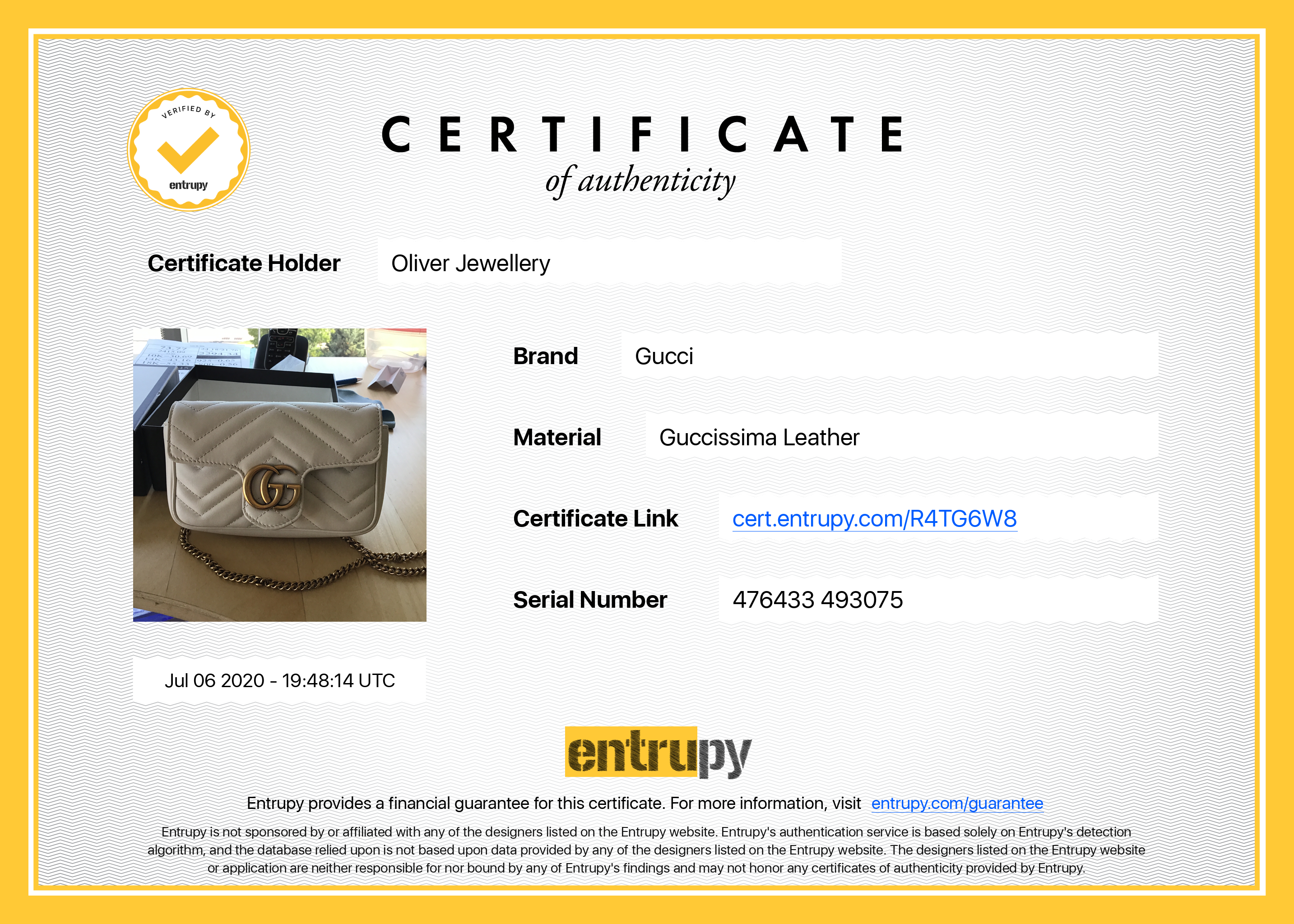 Gucci GG Marmont Matelasse Super Mini Bag w/ Box