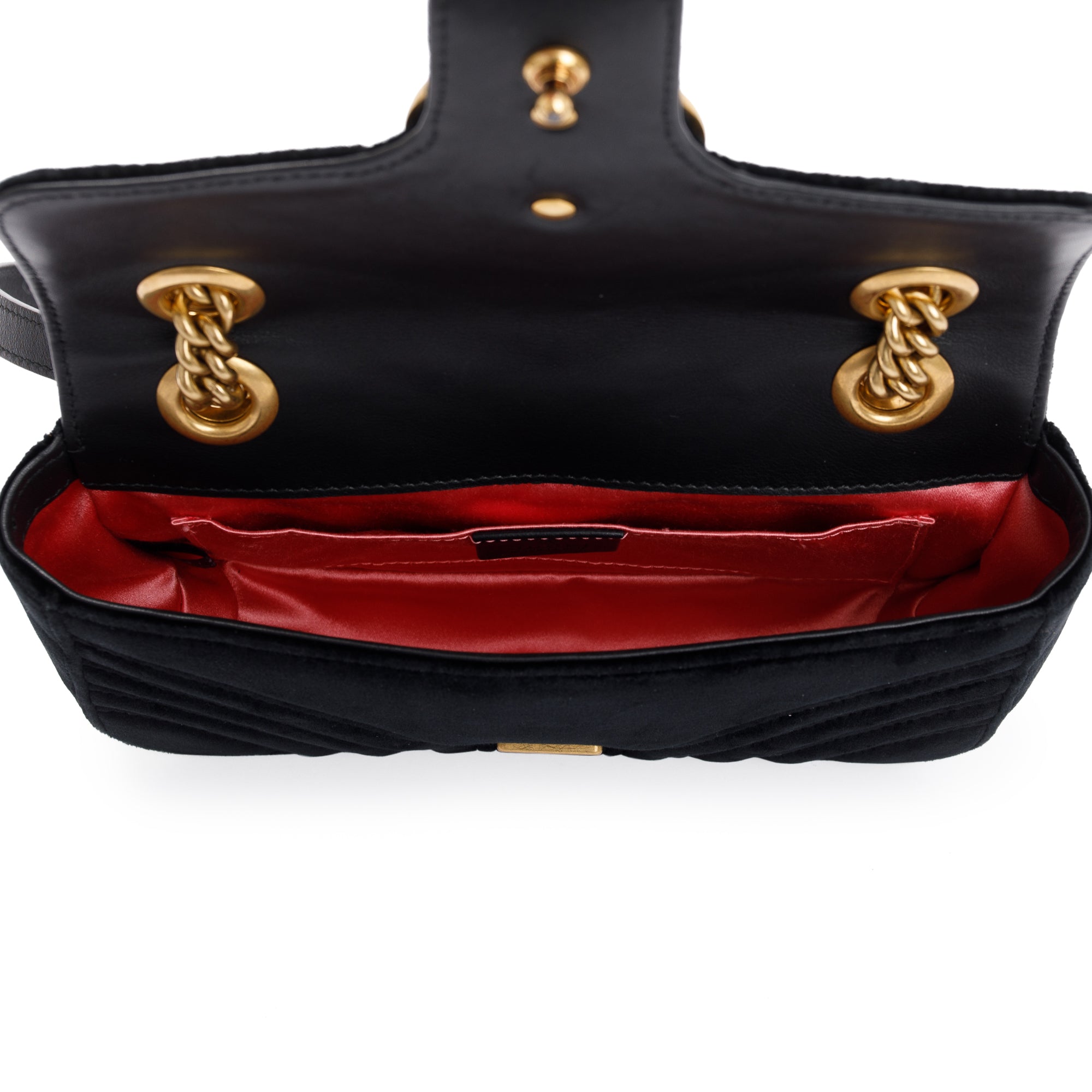 Gucci GG Marmont Matelasse Velvet Mini Bag