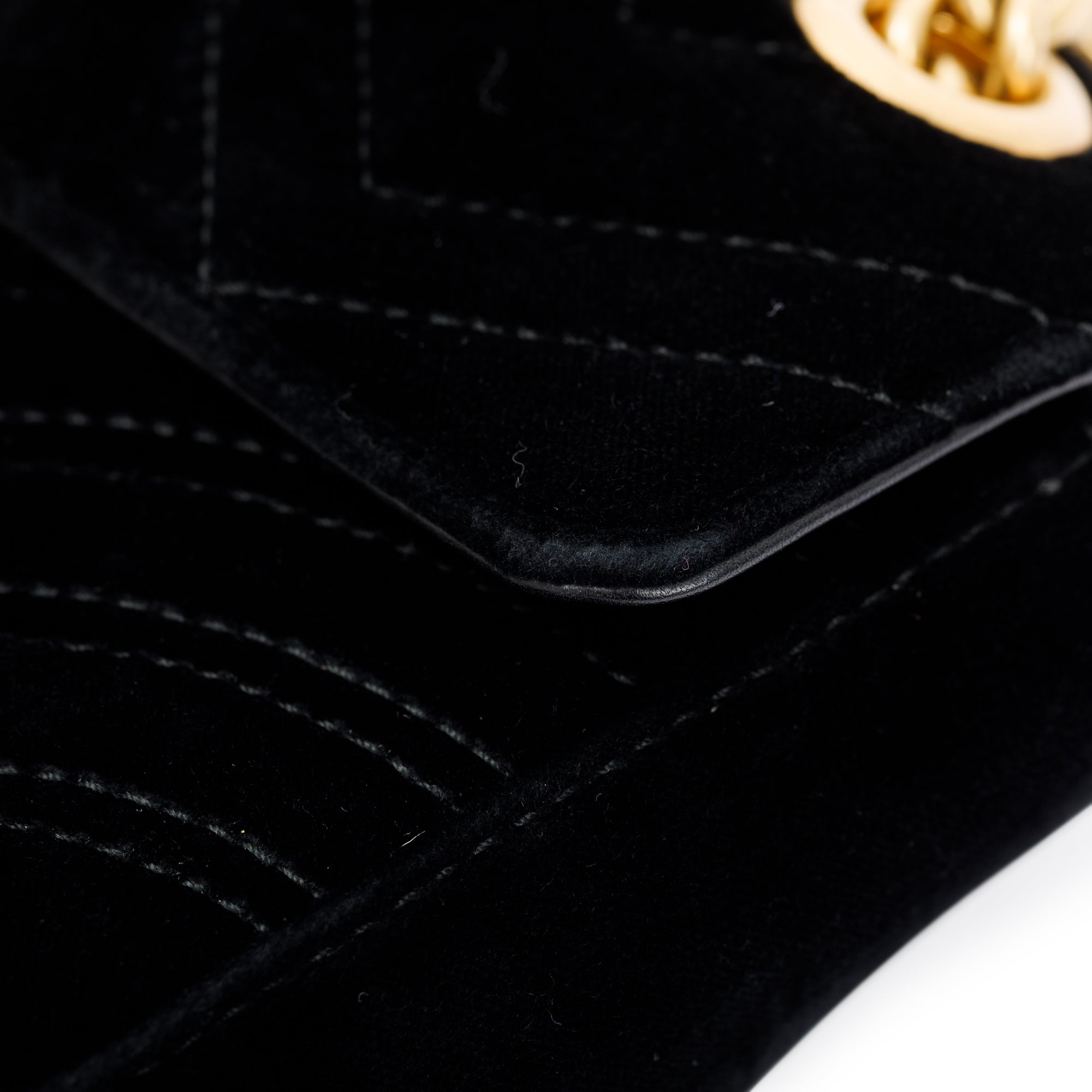 Gucci GG Marmont Matelasse Velvet Mini Bag