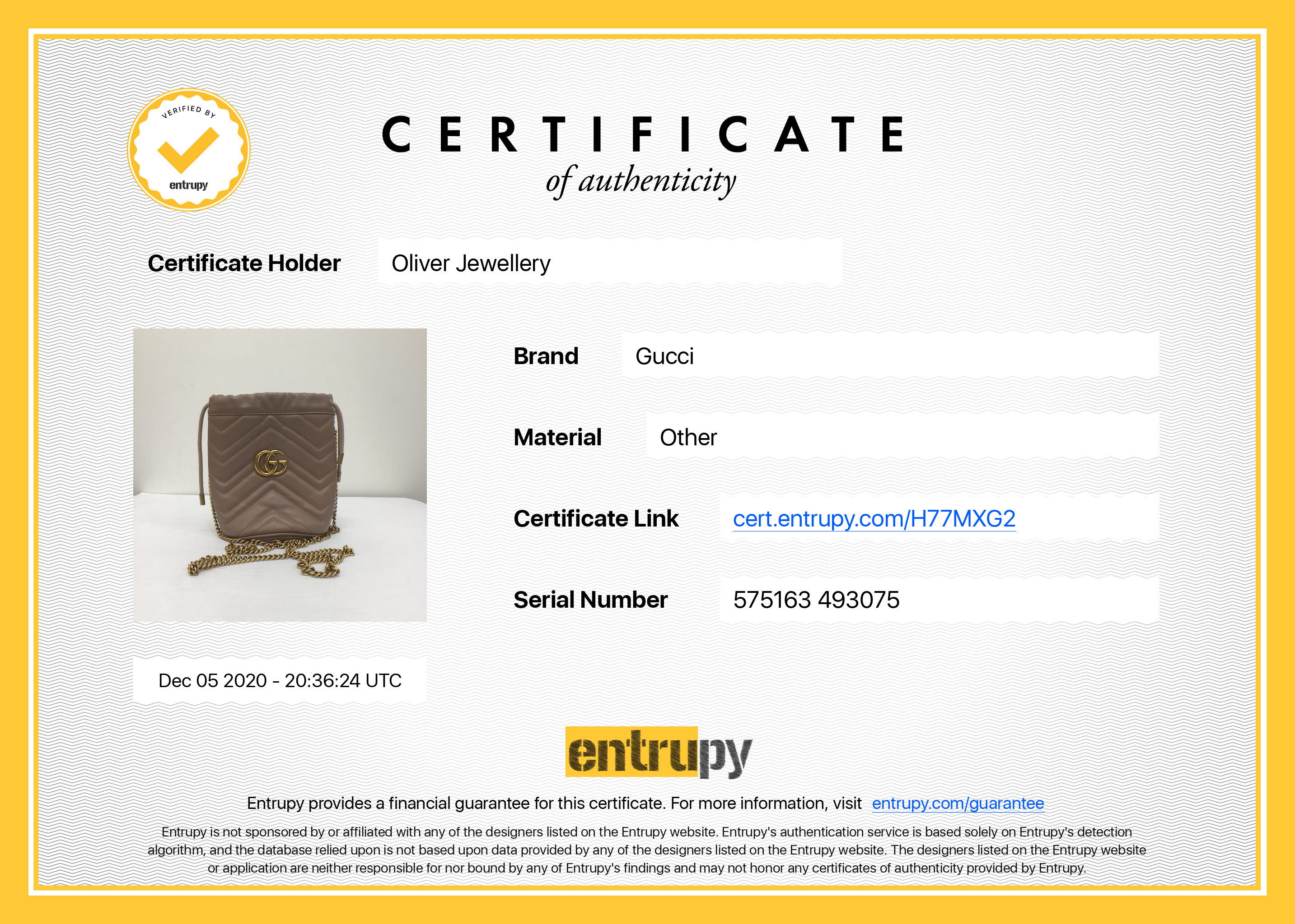 Gucci GG Marmont Mini Bucket Bag