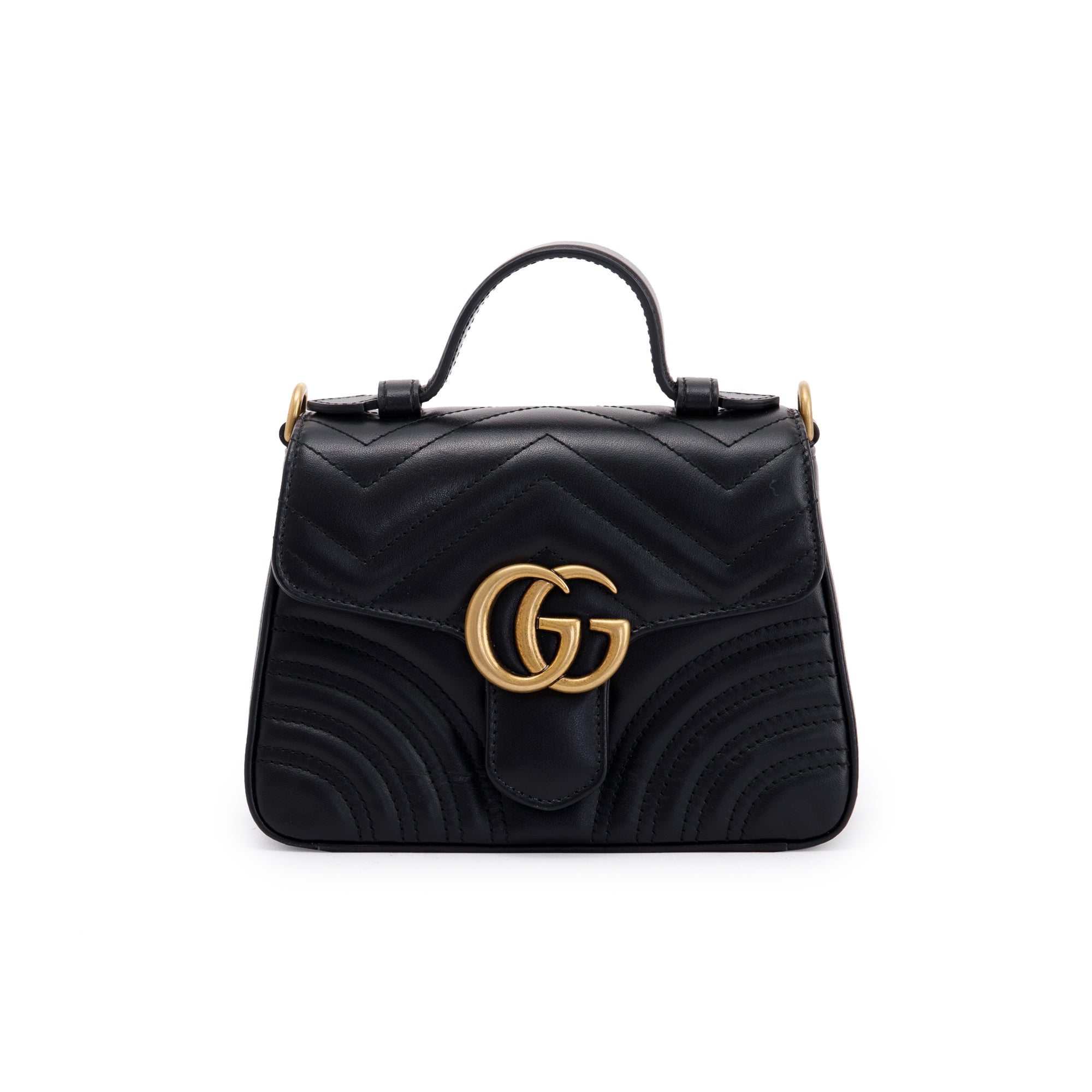 Gucci GG Marmont Mini Top Handle Bag