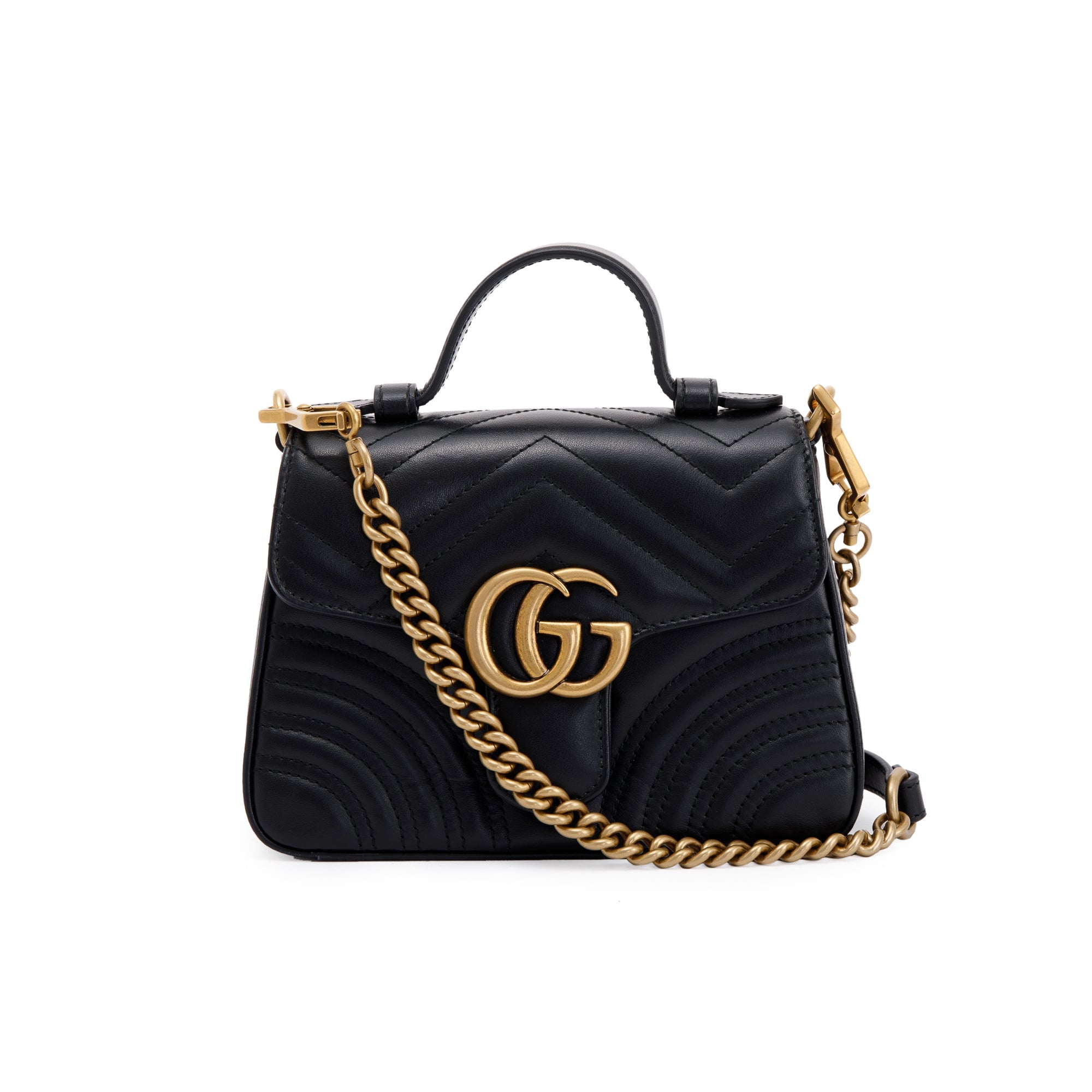 Gucci GG Marmont Mini Top Handle Bag