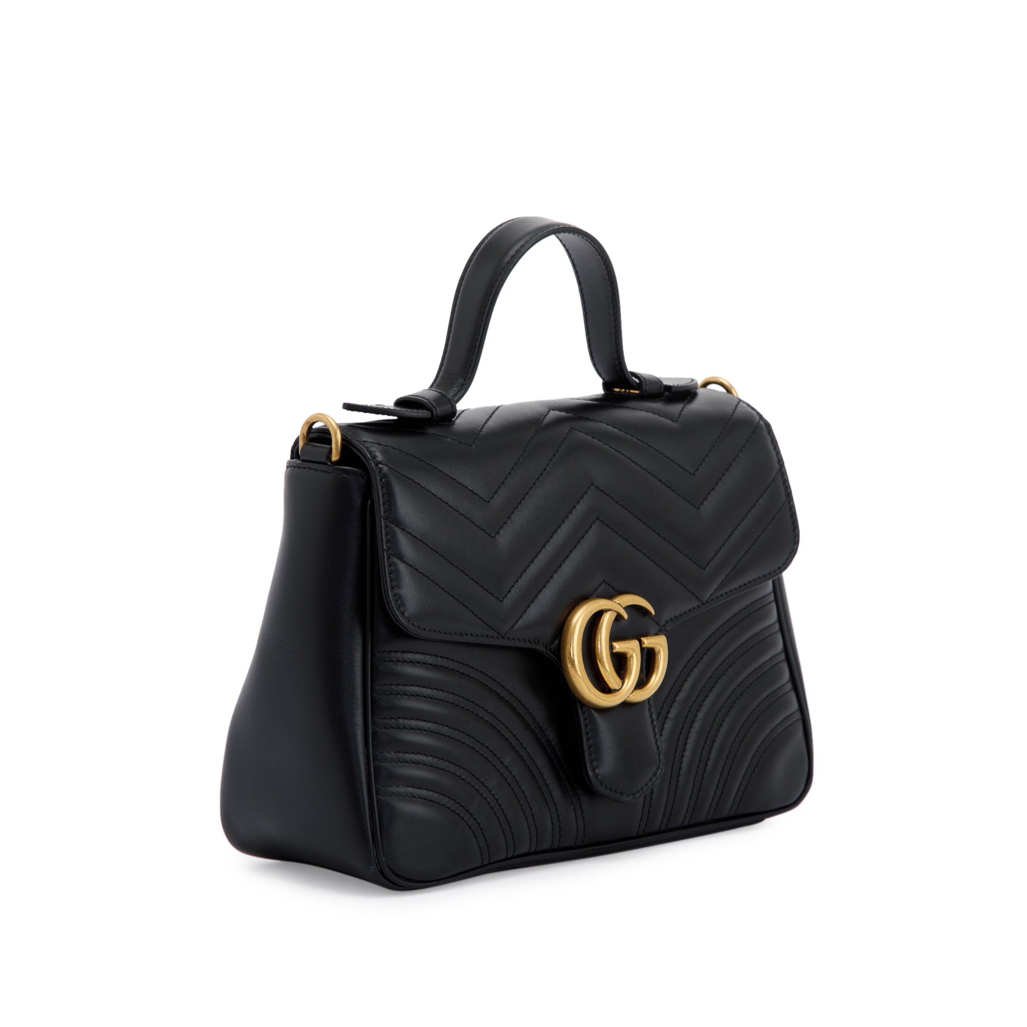 Gucci GG Marmont Small Top Handle Bag w/ Box
