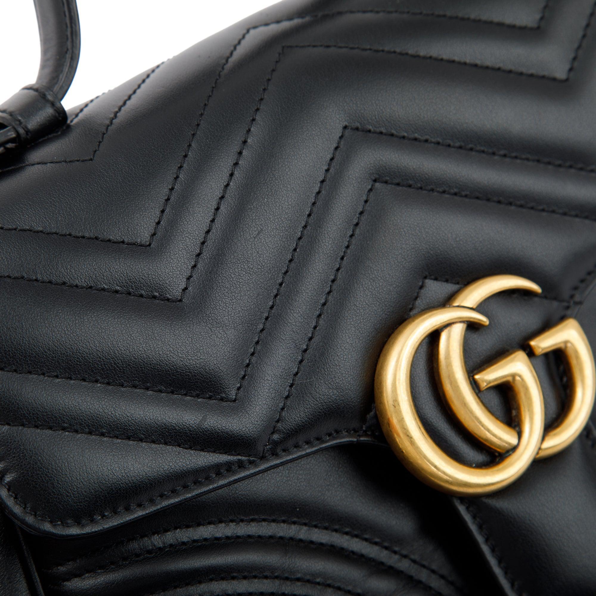 Gucci GG Marmont Small Top Handle Bag w/ Box