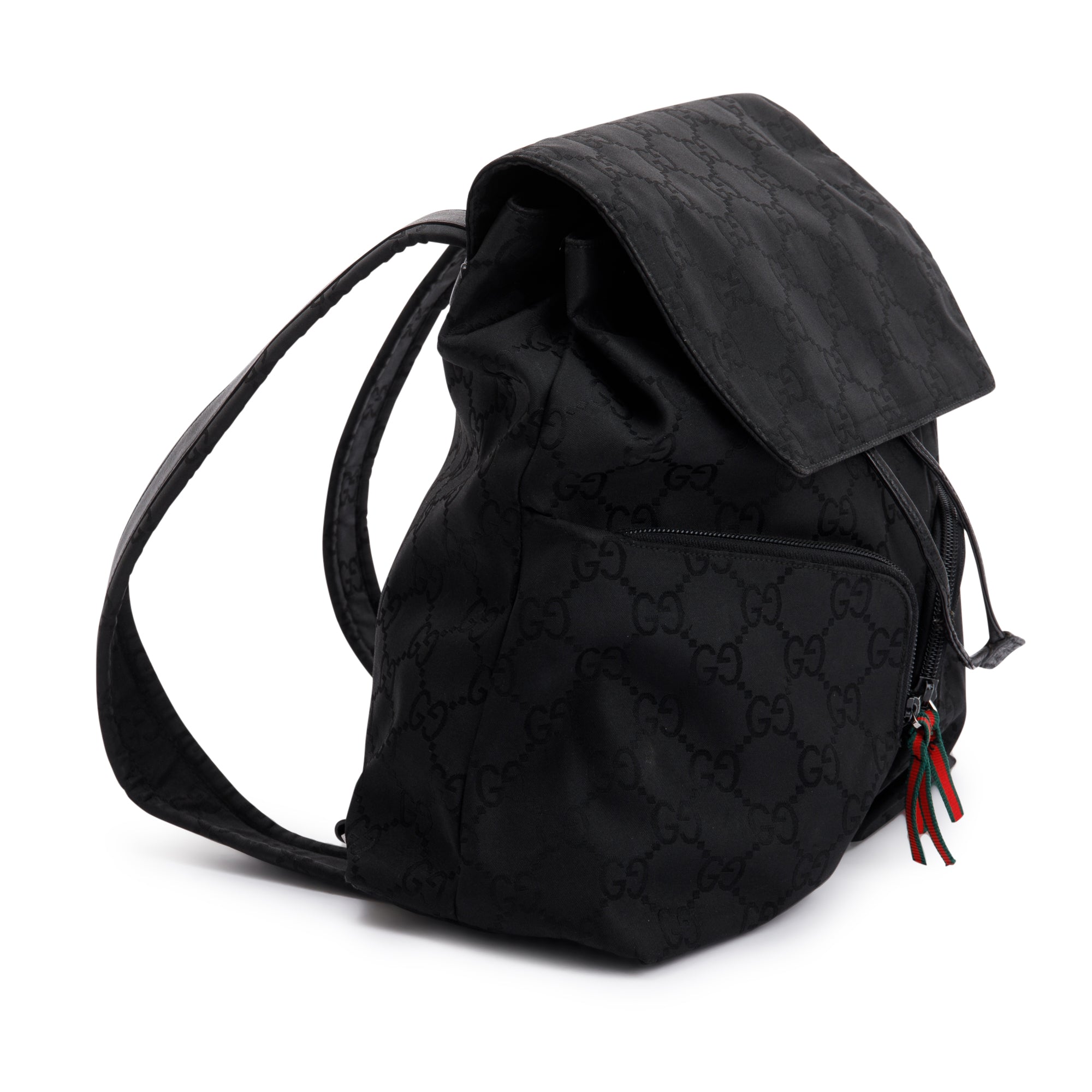 Gucci GG Nylon Drawstring Backpack