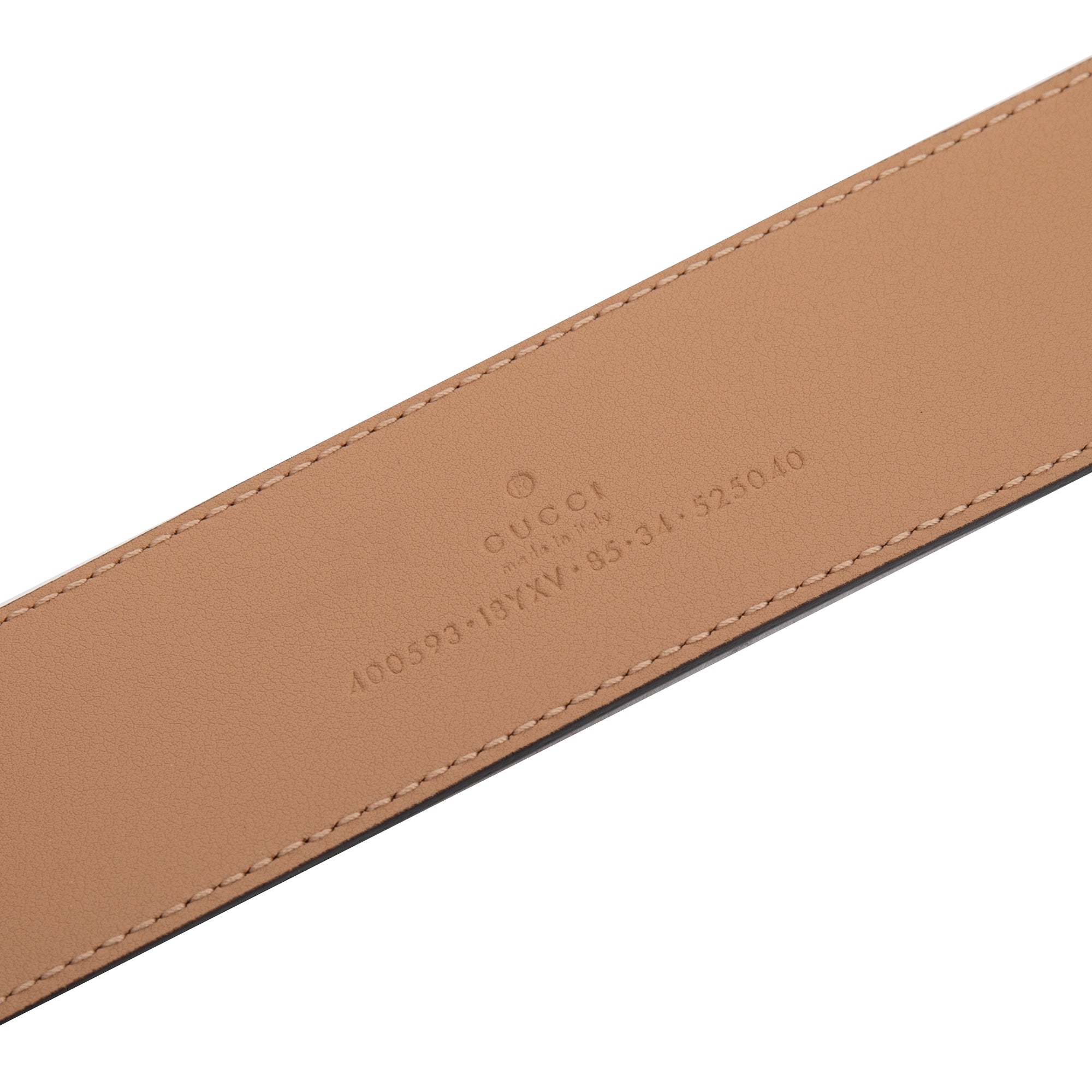 Gucci GG Re-Edition Wide Leather Belt w/ Box