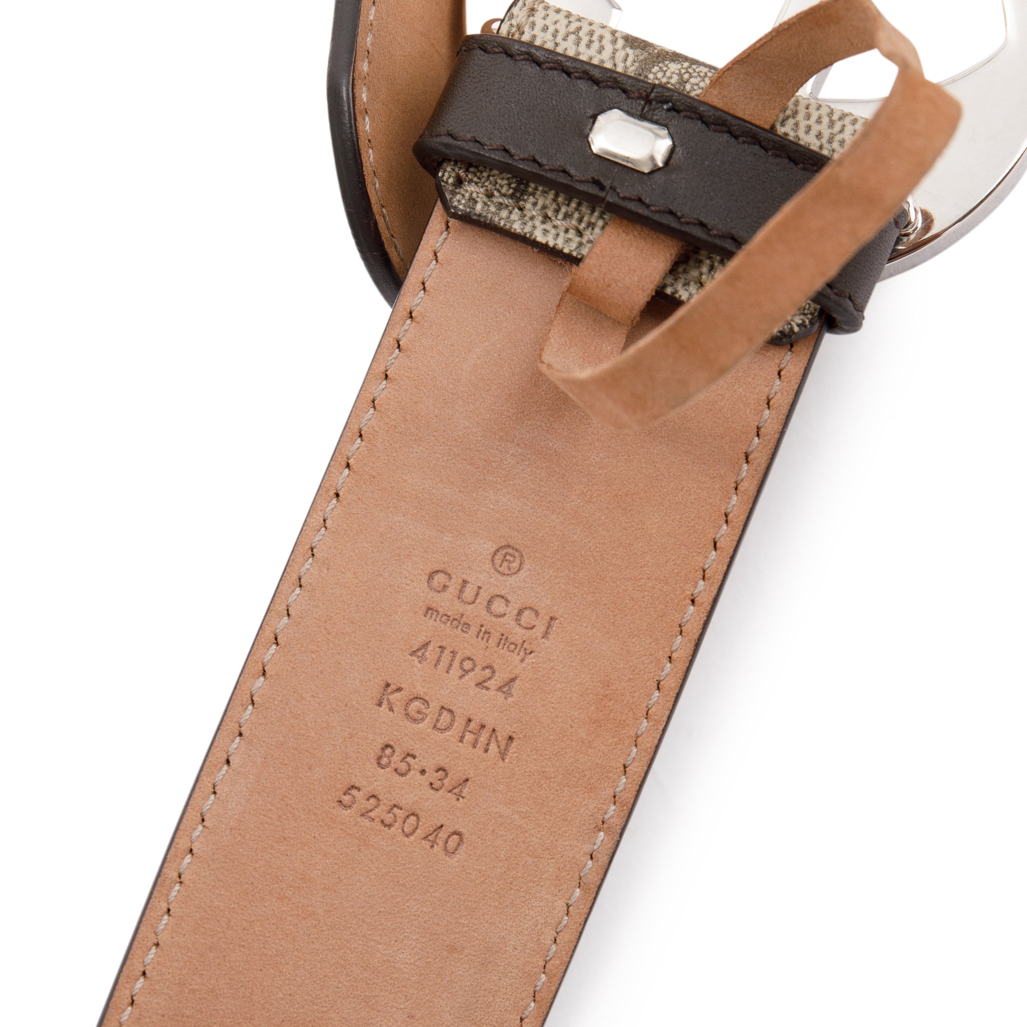 Gucci GG Supreme Belt with G Buckle