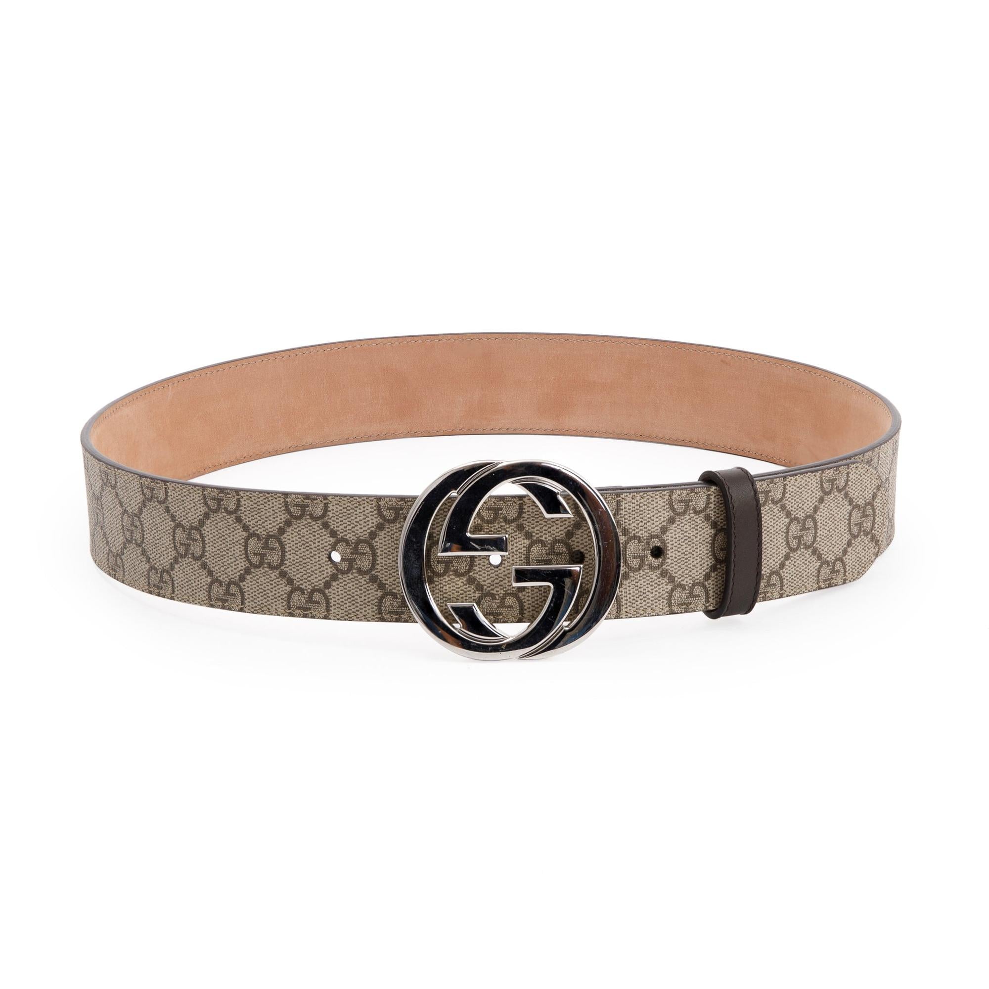 Gucci GG Supreme Belt with G Buckle