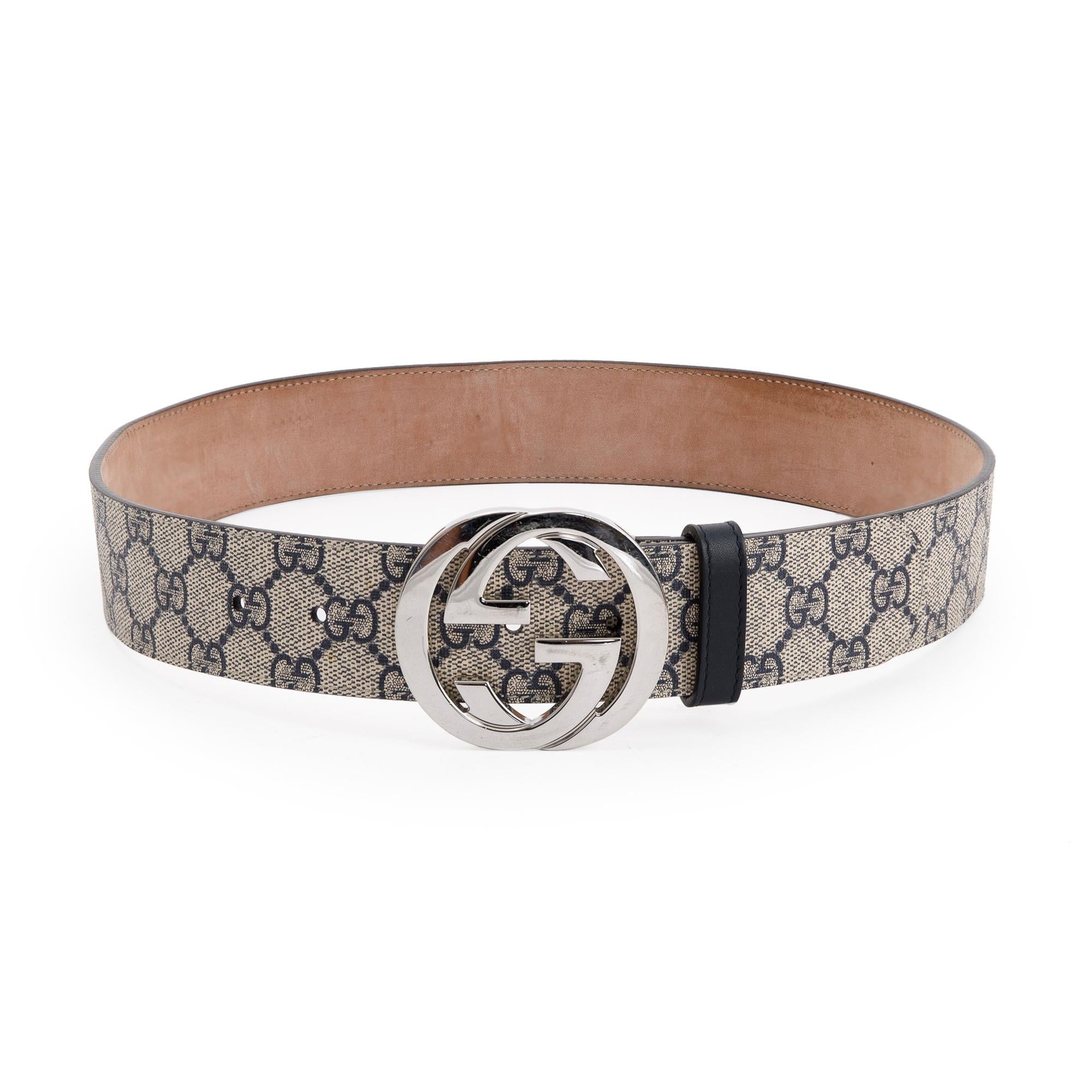 Gucci GG Supreme Belt with G Buckle