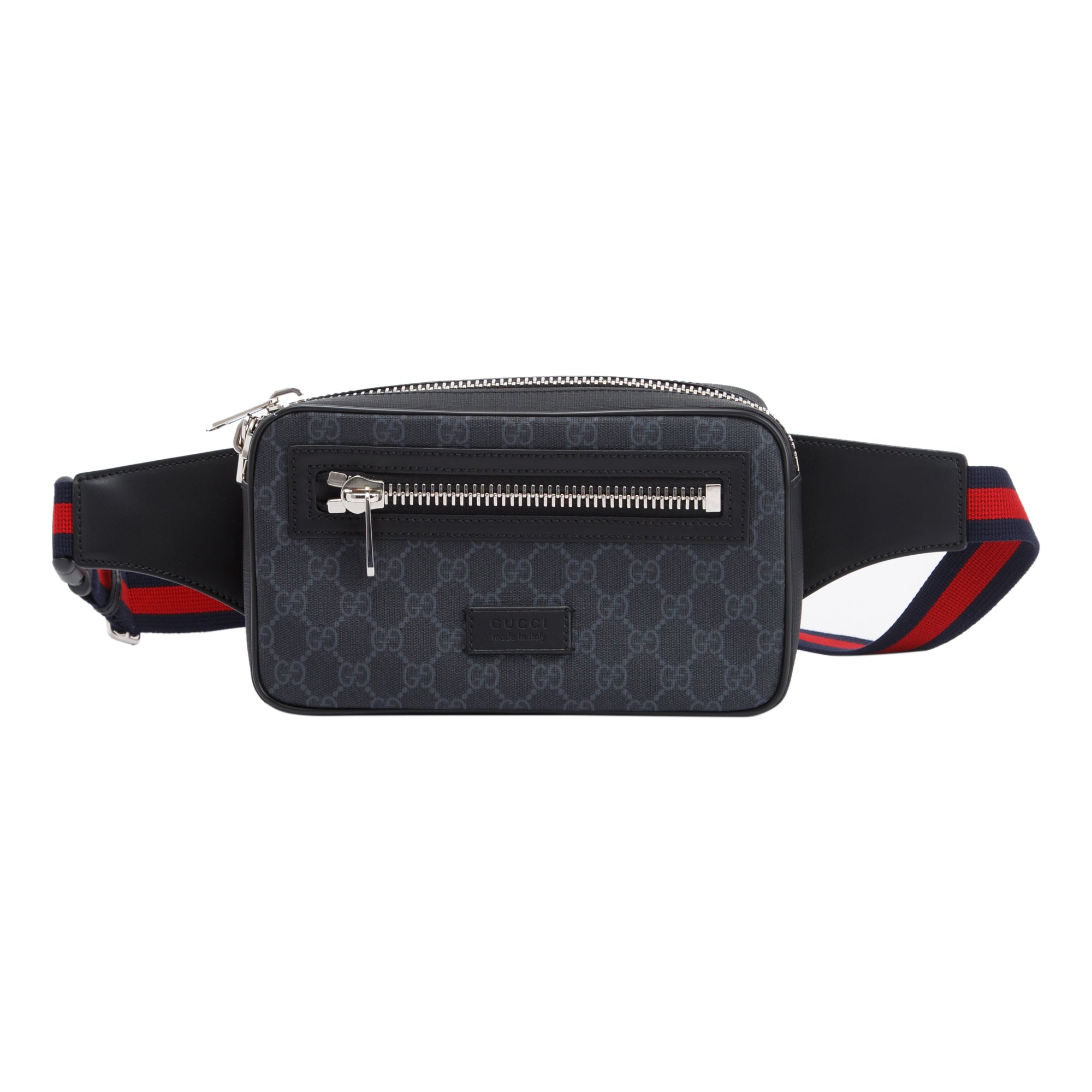 Gucci GG Supreme Black Belt Bag