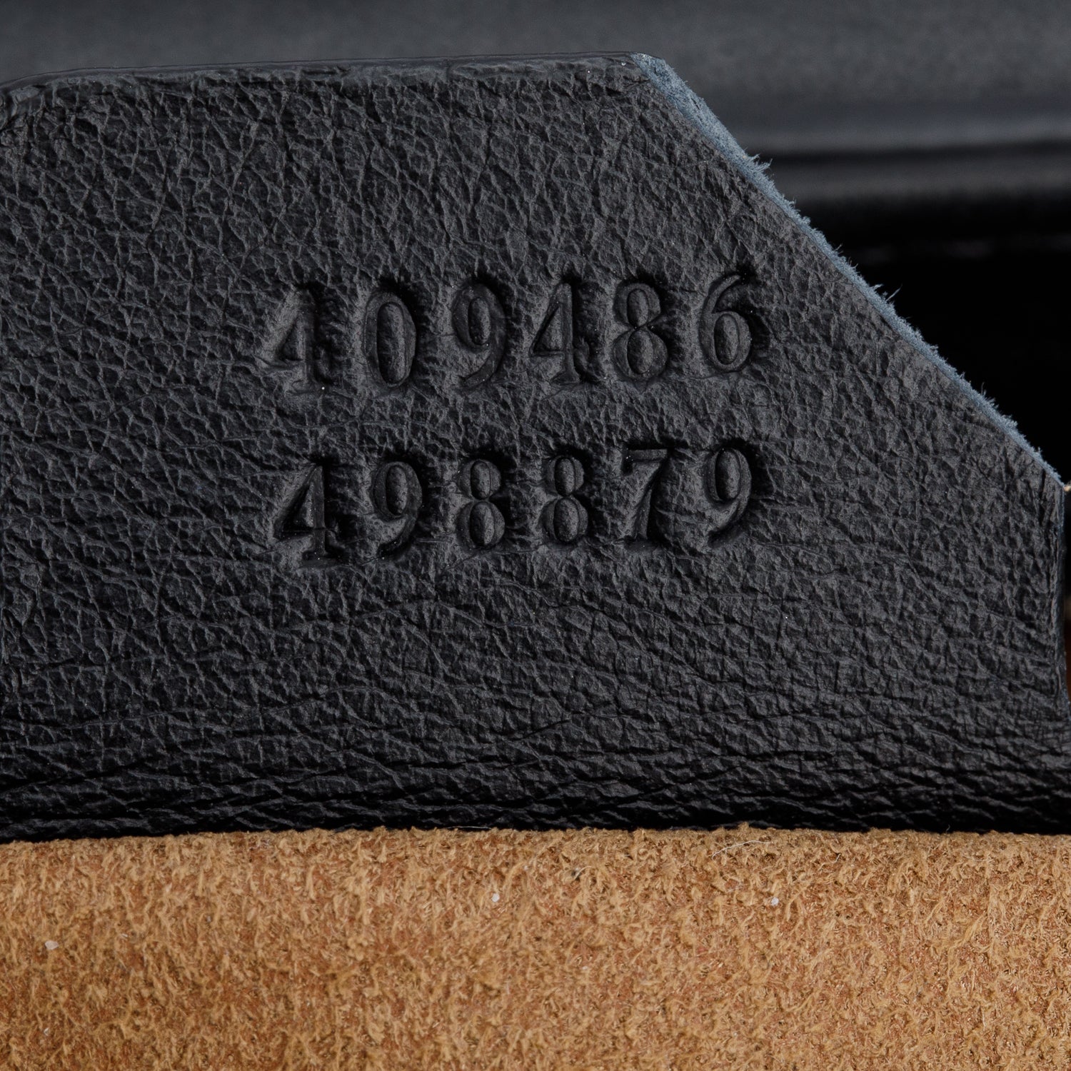 Gucci GG Supreme Black Leather Medium Padlock Bag