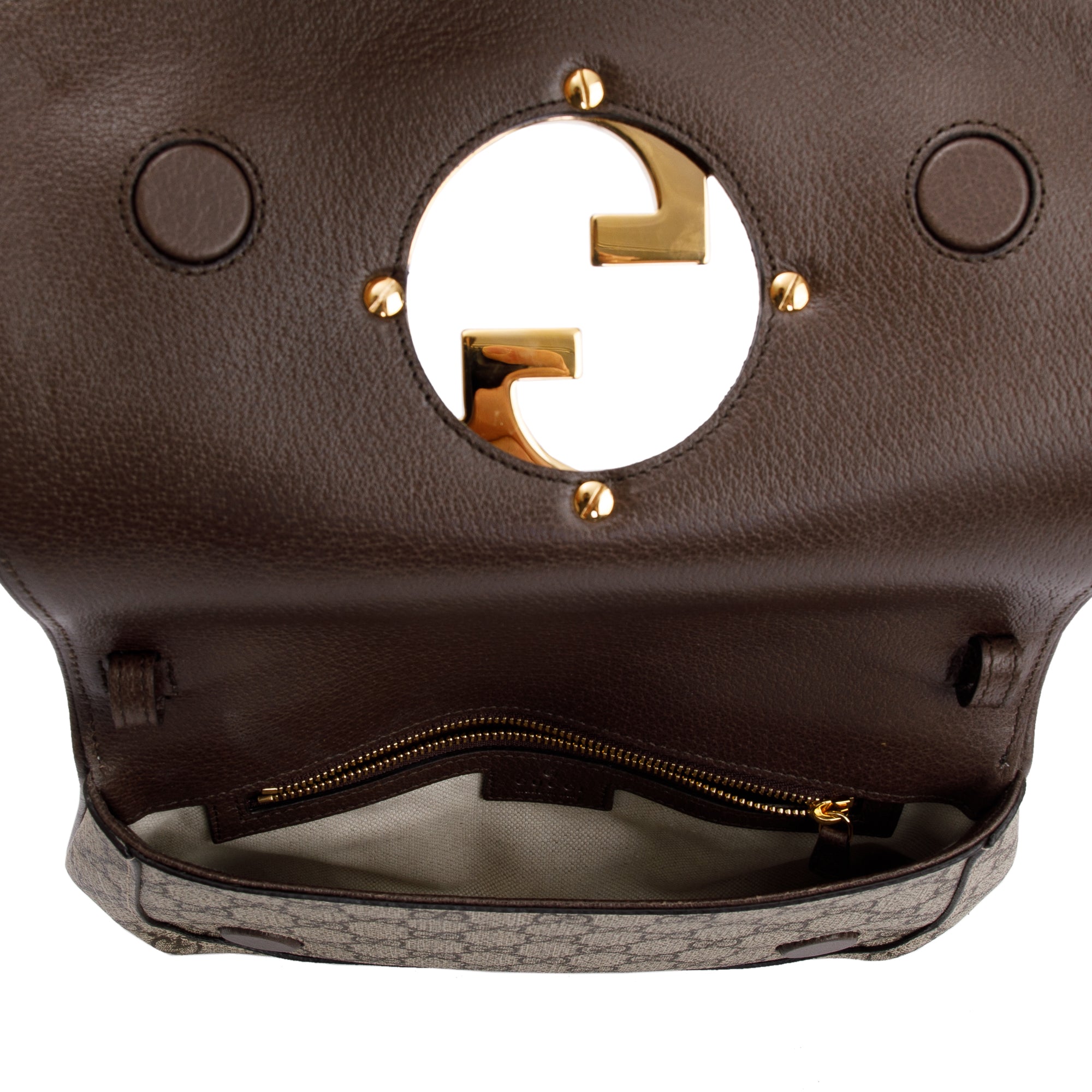 Gucci GG Supreme Blondie Shoulder Bag w/ Strap