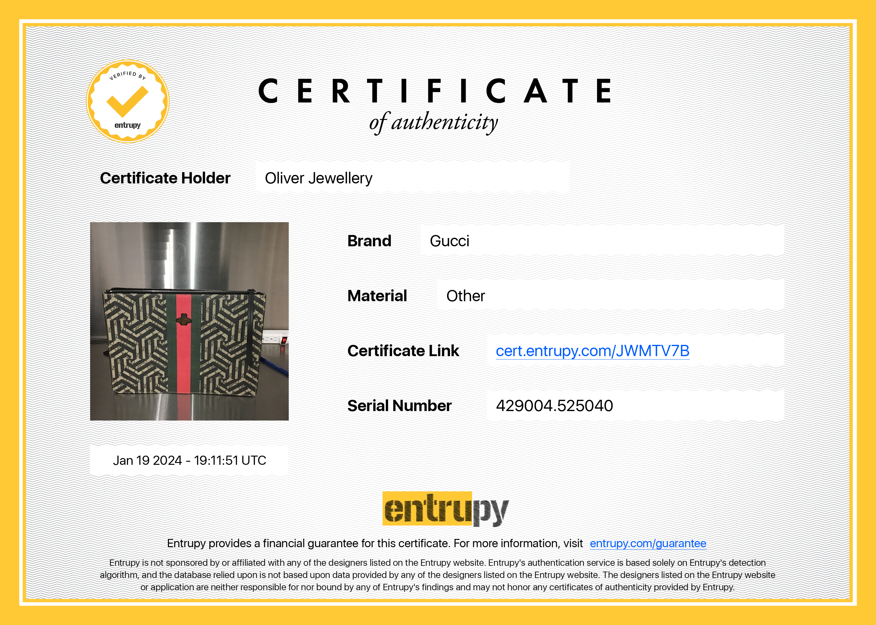 Gucci GG Supreme Caliedo Web Bee Large Crossbody Bag