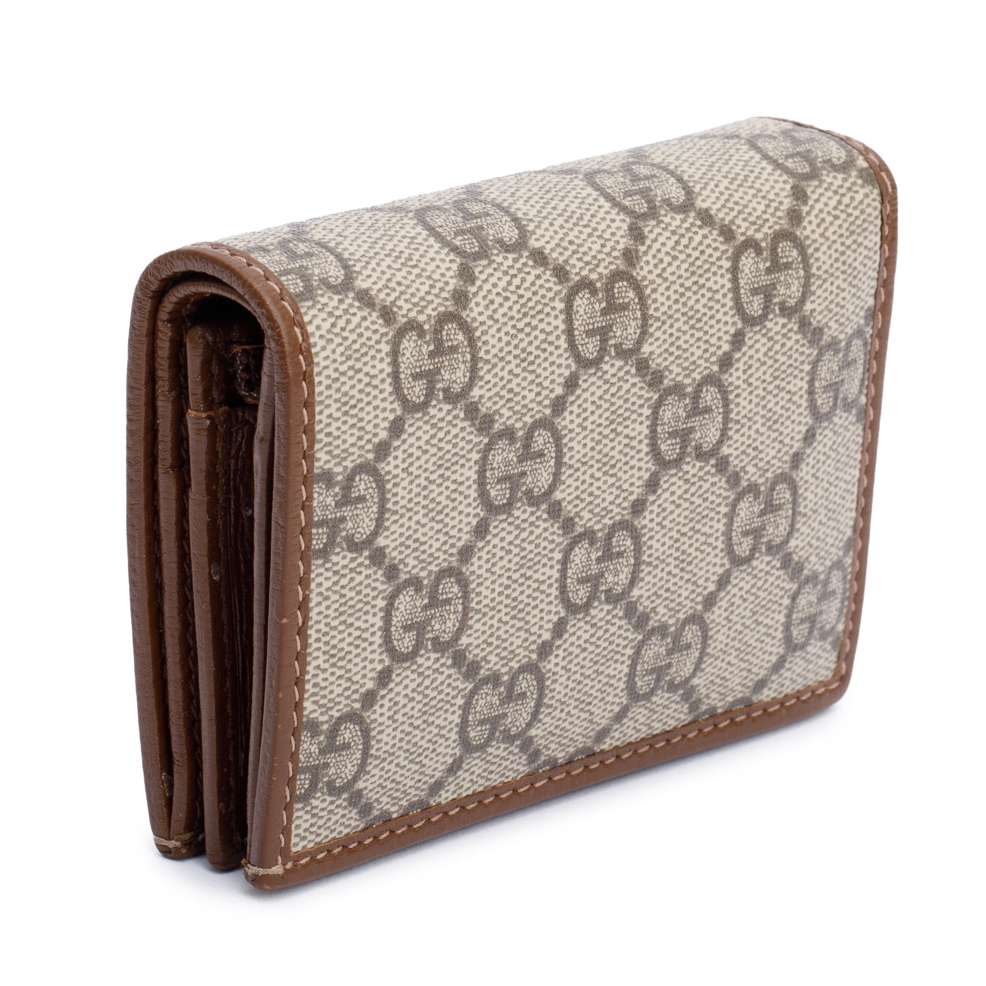 Gucci GG Supreme Canvas Horsebit 1955 Card Case Wallet w/ Box