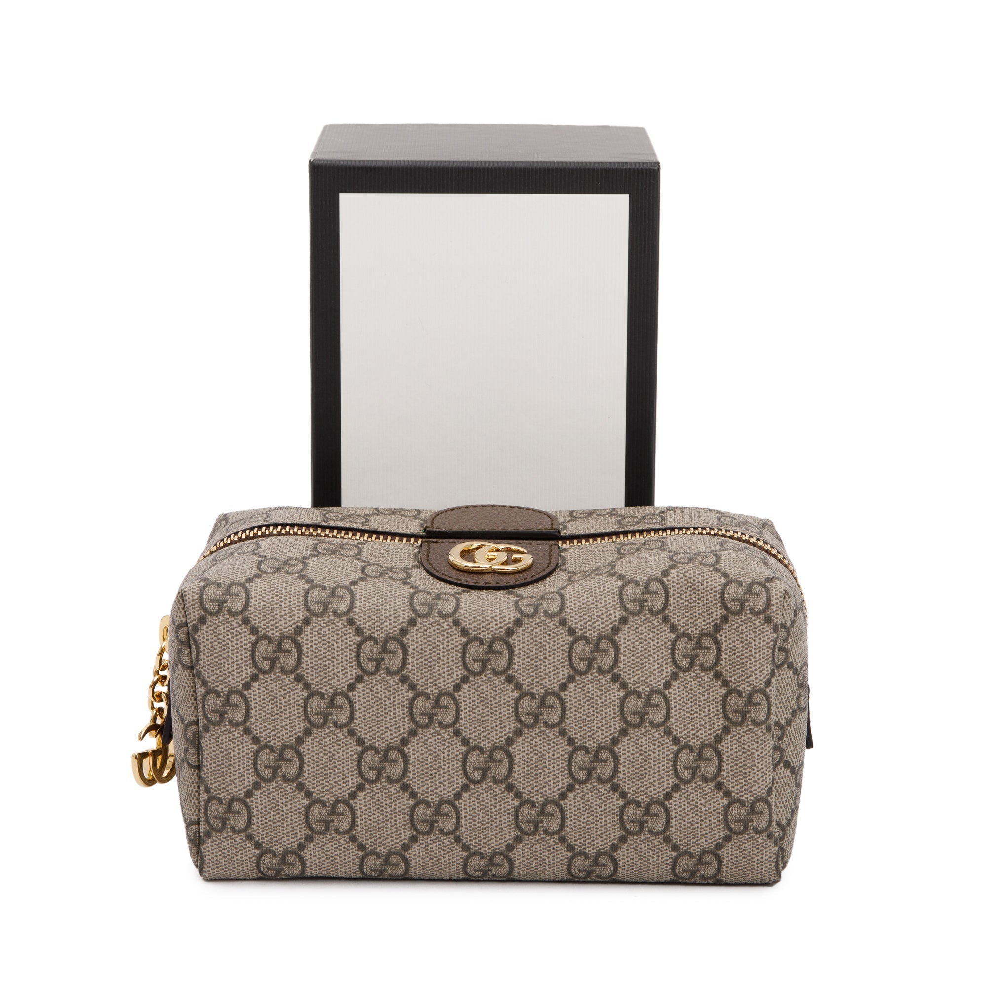 Gucci GG Supreme Canvas Ophidia Cosmetic Case w/ Box