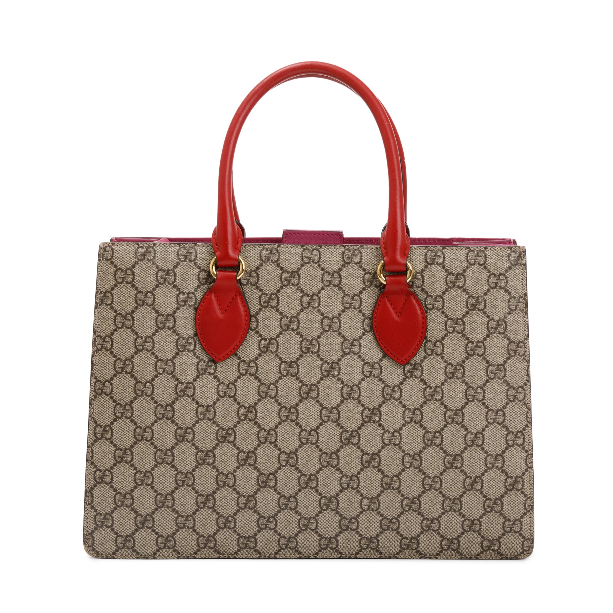 Gucci GG Supreme Convertible Handle Bag w/ Strap