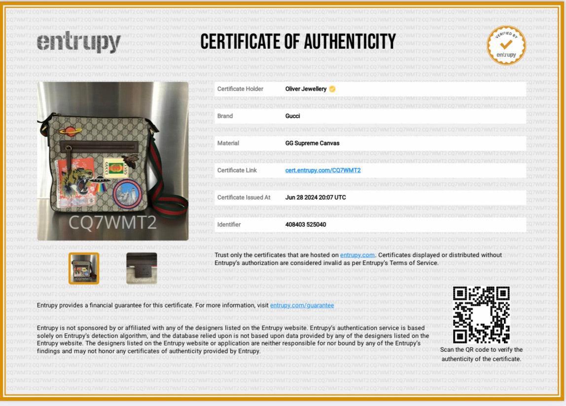 Gucci GG Supreme Courrier Soft Messenger Bag