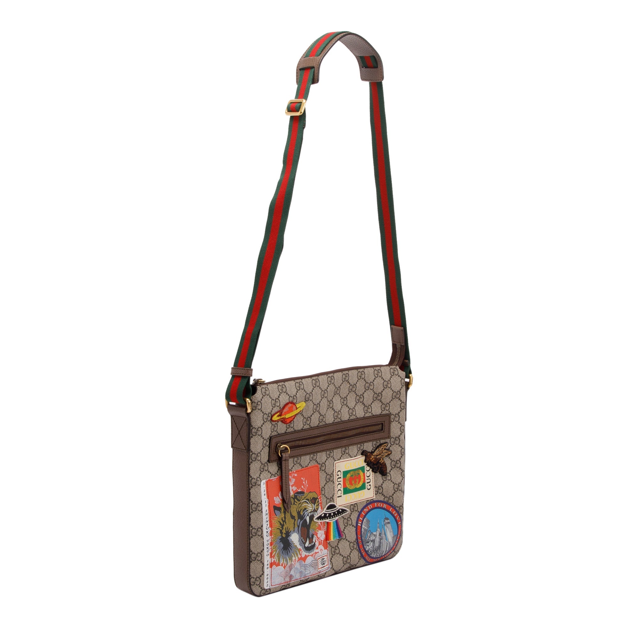 Gucci GG Supreme Courrier Soft Messenger Bag