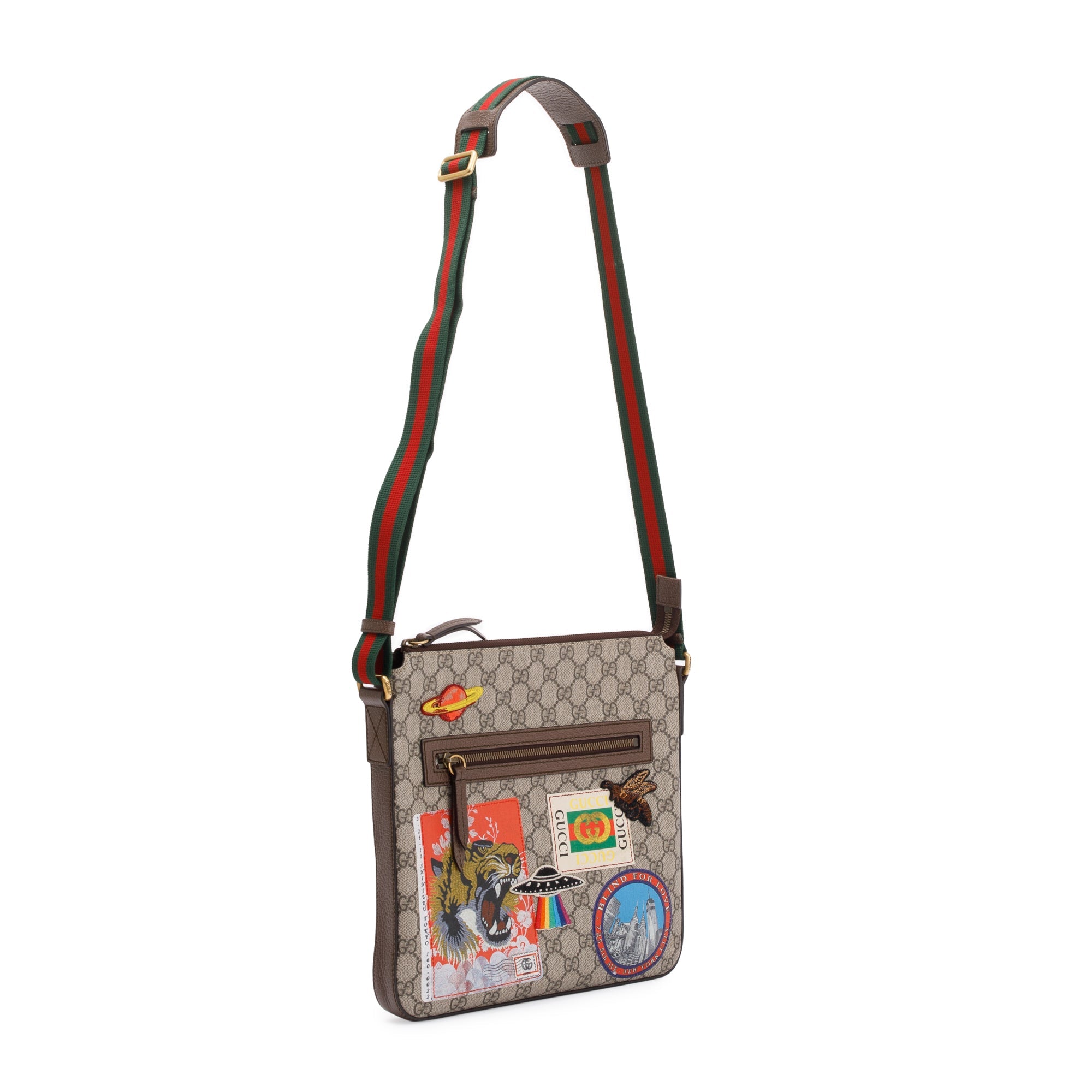 Gucci GG Supreme Courrier Soft Messenger Bag