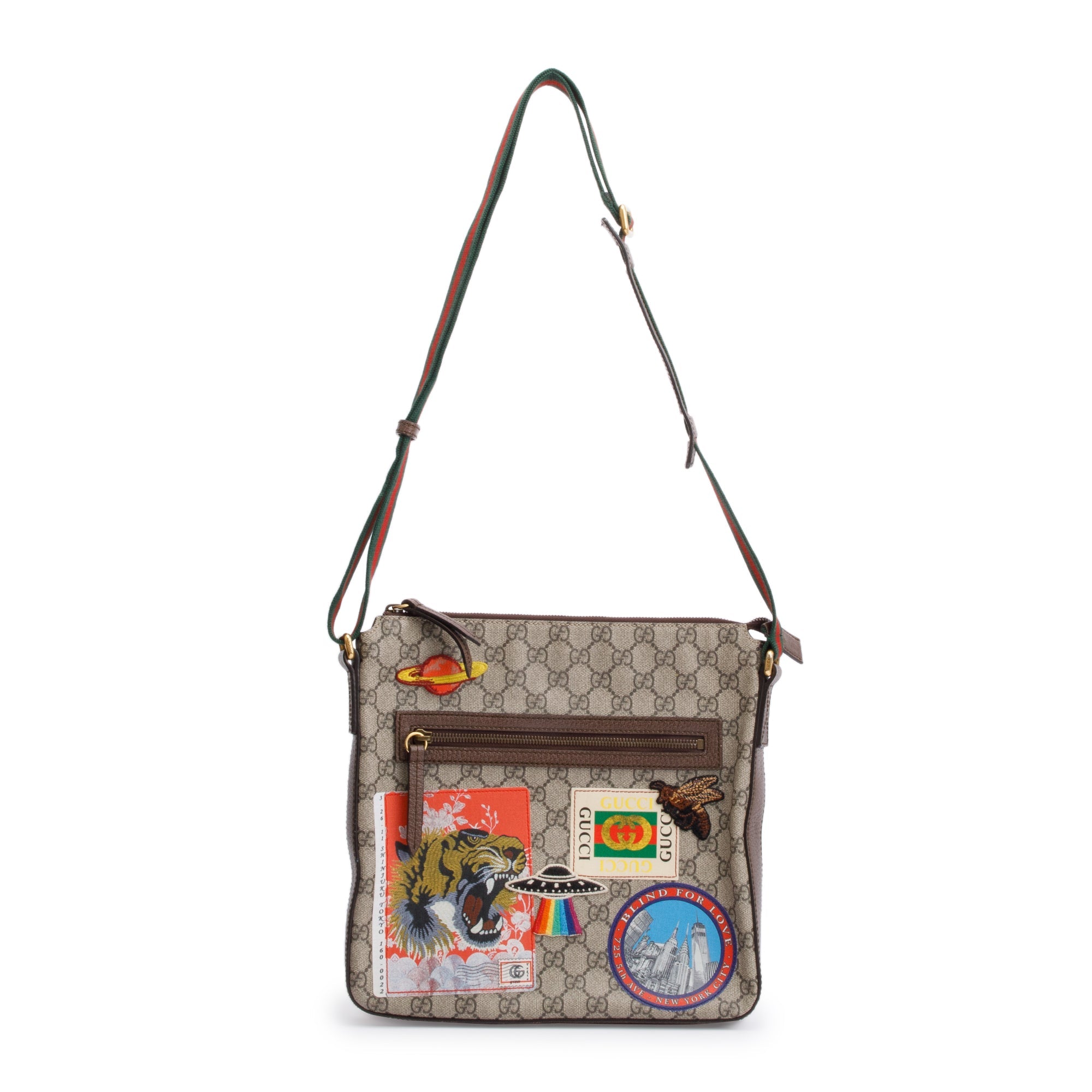 Gucci GG Supreme Courrier Soft Messenger Bag