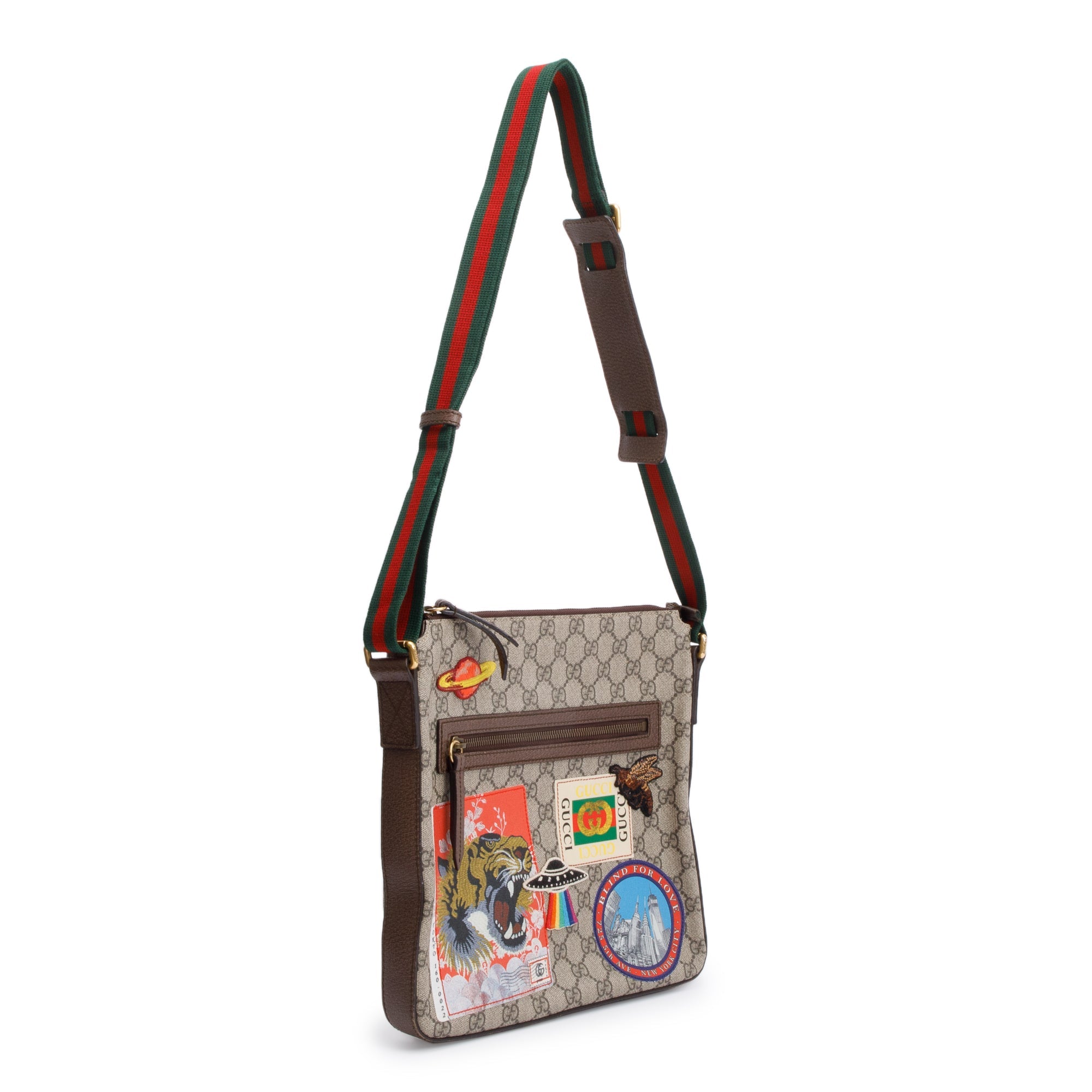 Gucci GG Supreme Courrier Soft Messenger Bag