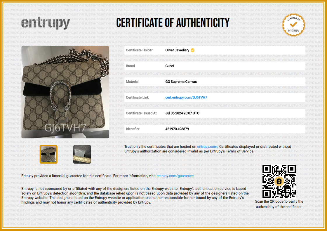 Gucci GG Supreme Dionysus Mini Shoulder Bag