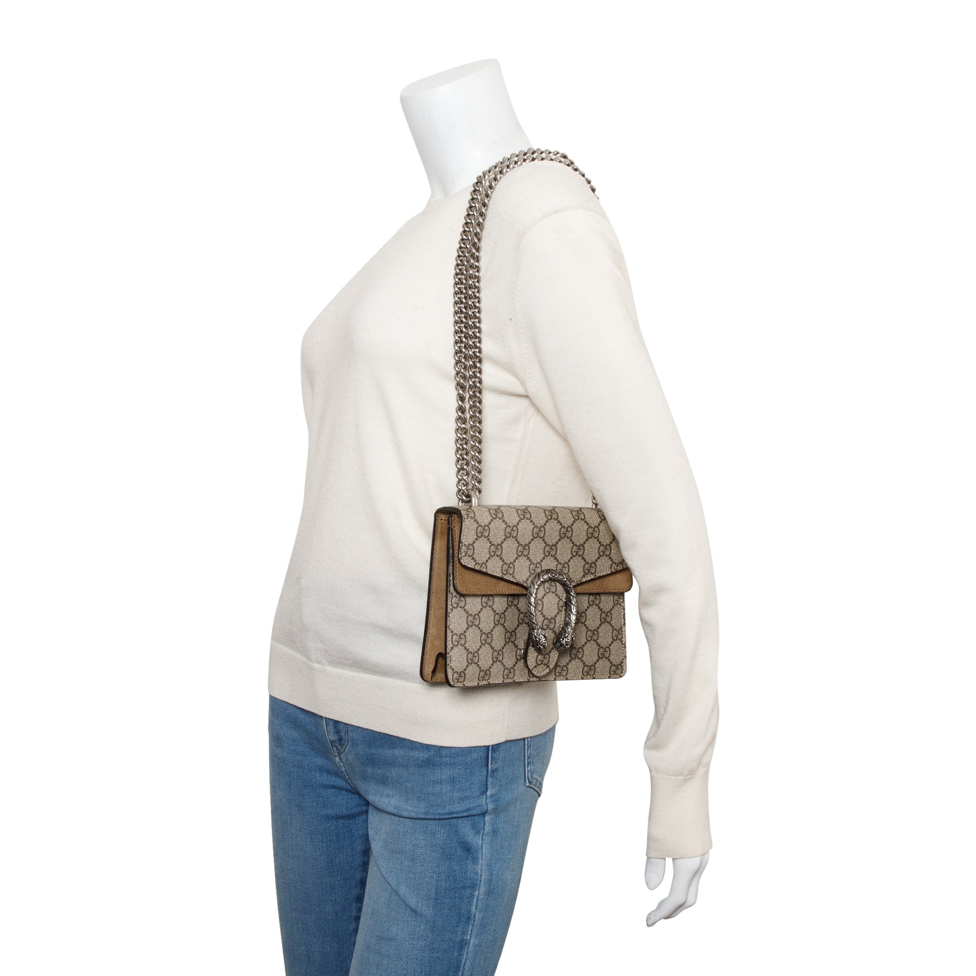 Gucci GG Supreme Dionysus Mini Shoulder Bag