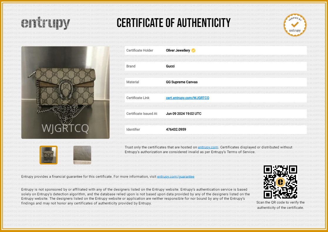 Gucci GG Supreme Dionysus Super Mini Bag