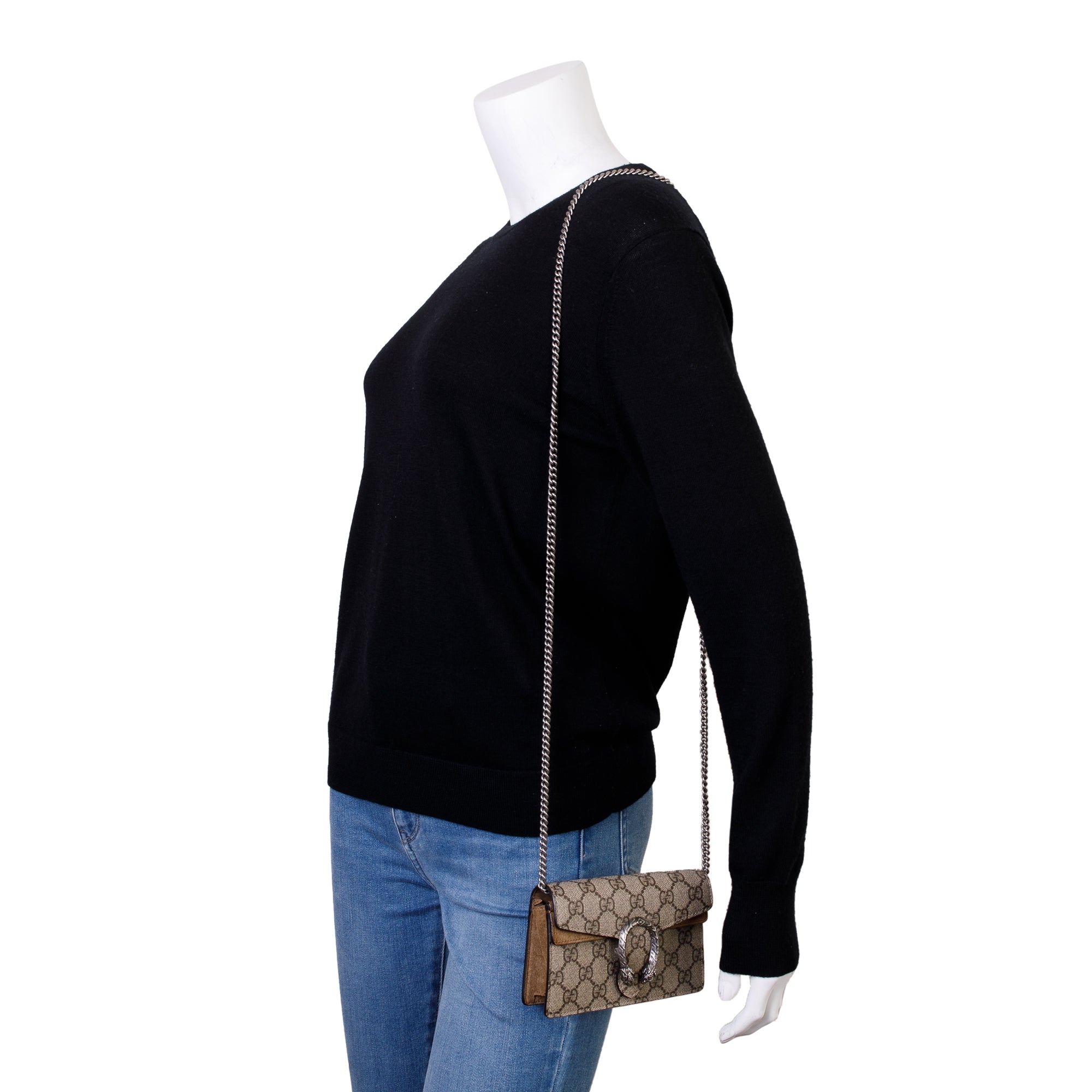 Gucci GG Supreme Dionysus Super Mini Bag w/ Box