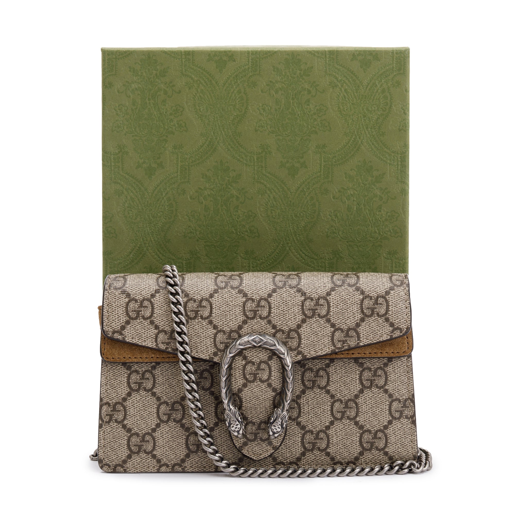 Gucci GG Supreme Dionysus Super Mini Bag w/ Box