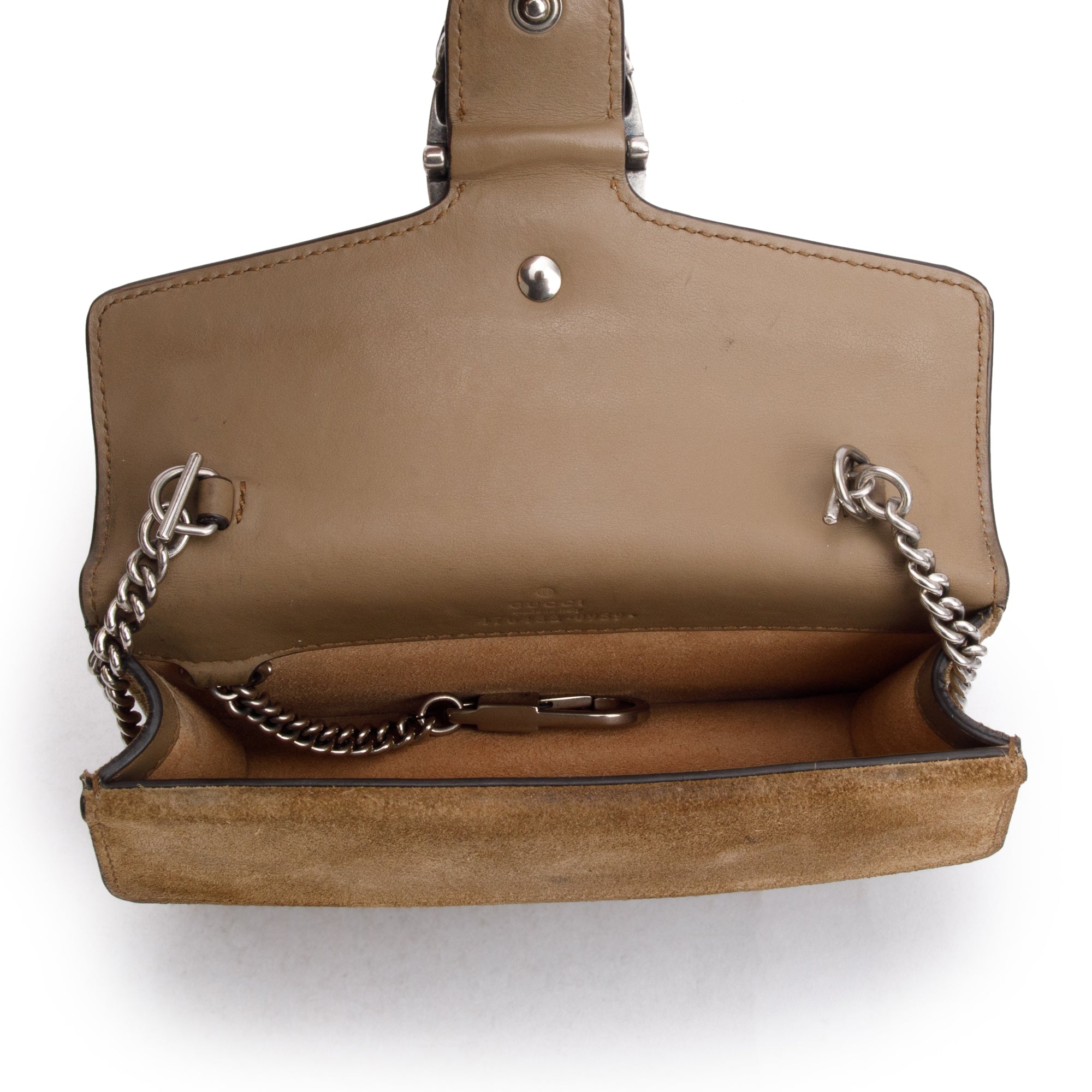 Gucci GG Supreme Dionysus Super Mini Bag w/ Box