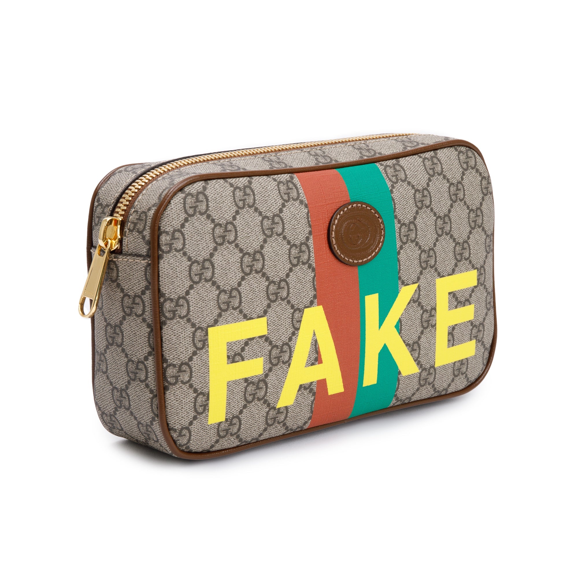 Gucci GG Supreme Fake/Not Belt Bag w/ Box